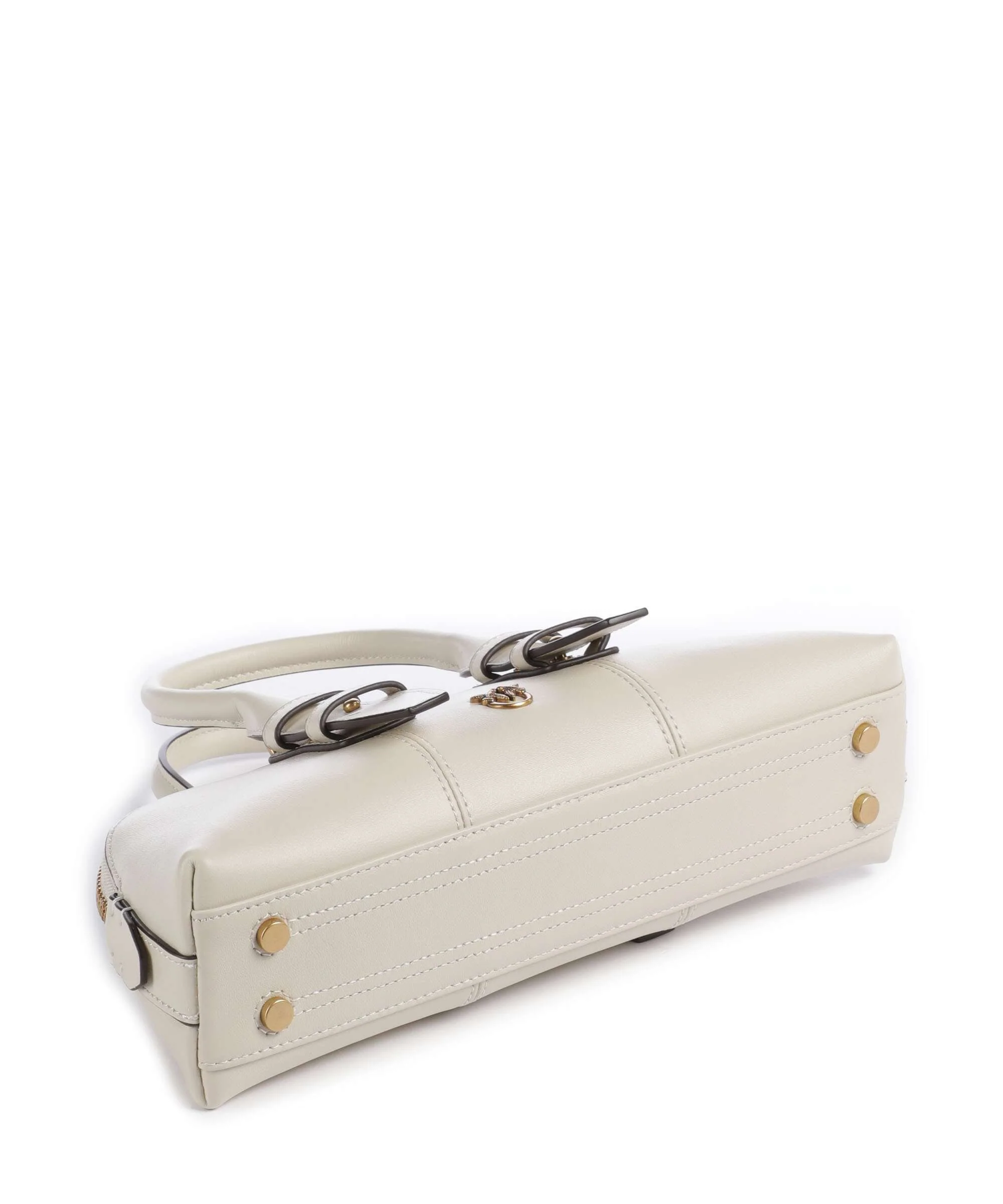 Pinko Bowling Horizontal Handtas bianco seta/antique gold - Image 5