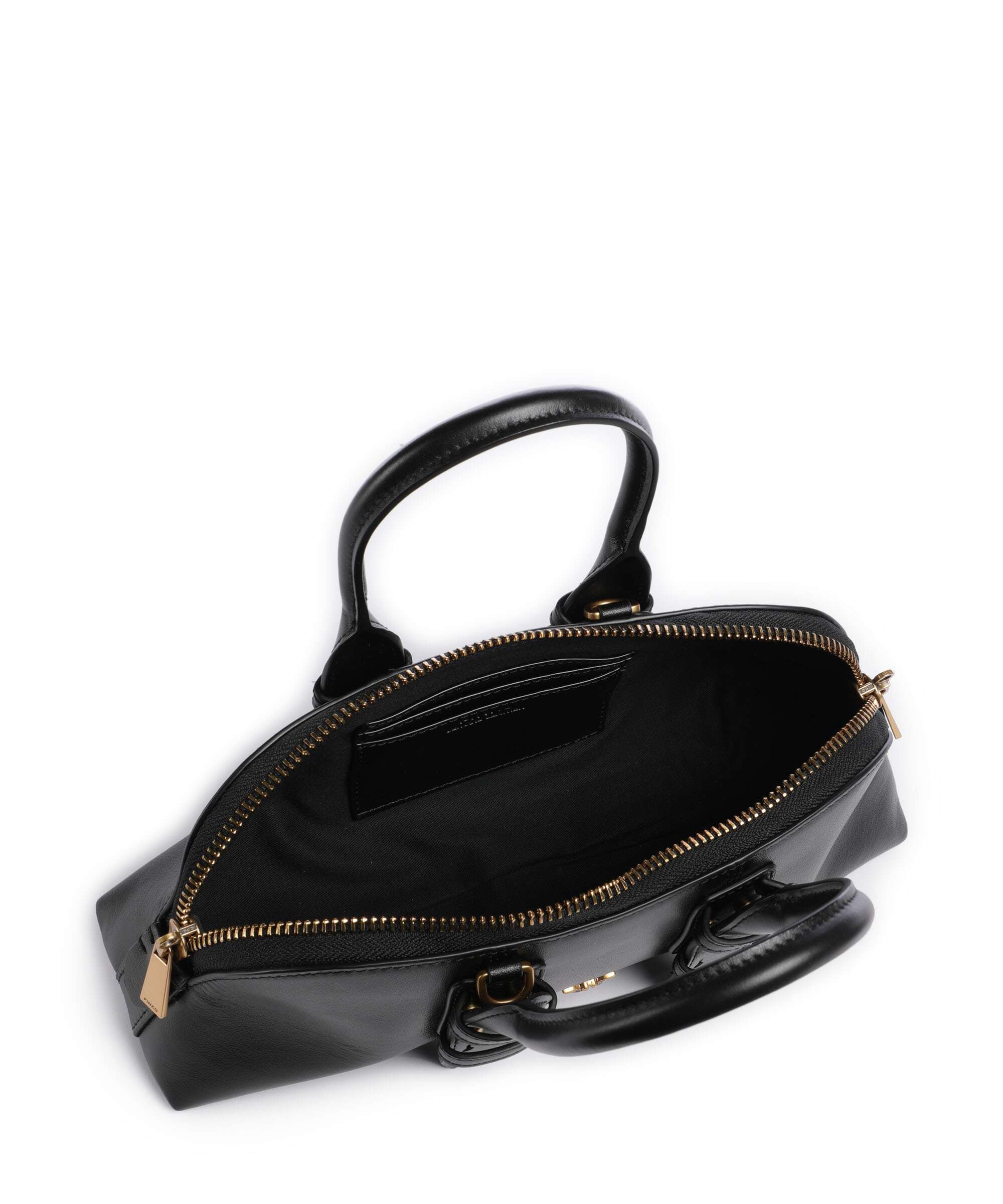 Pinko Bowling Horizontal Handtas nero/antique gold - Image 6