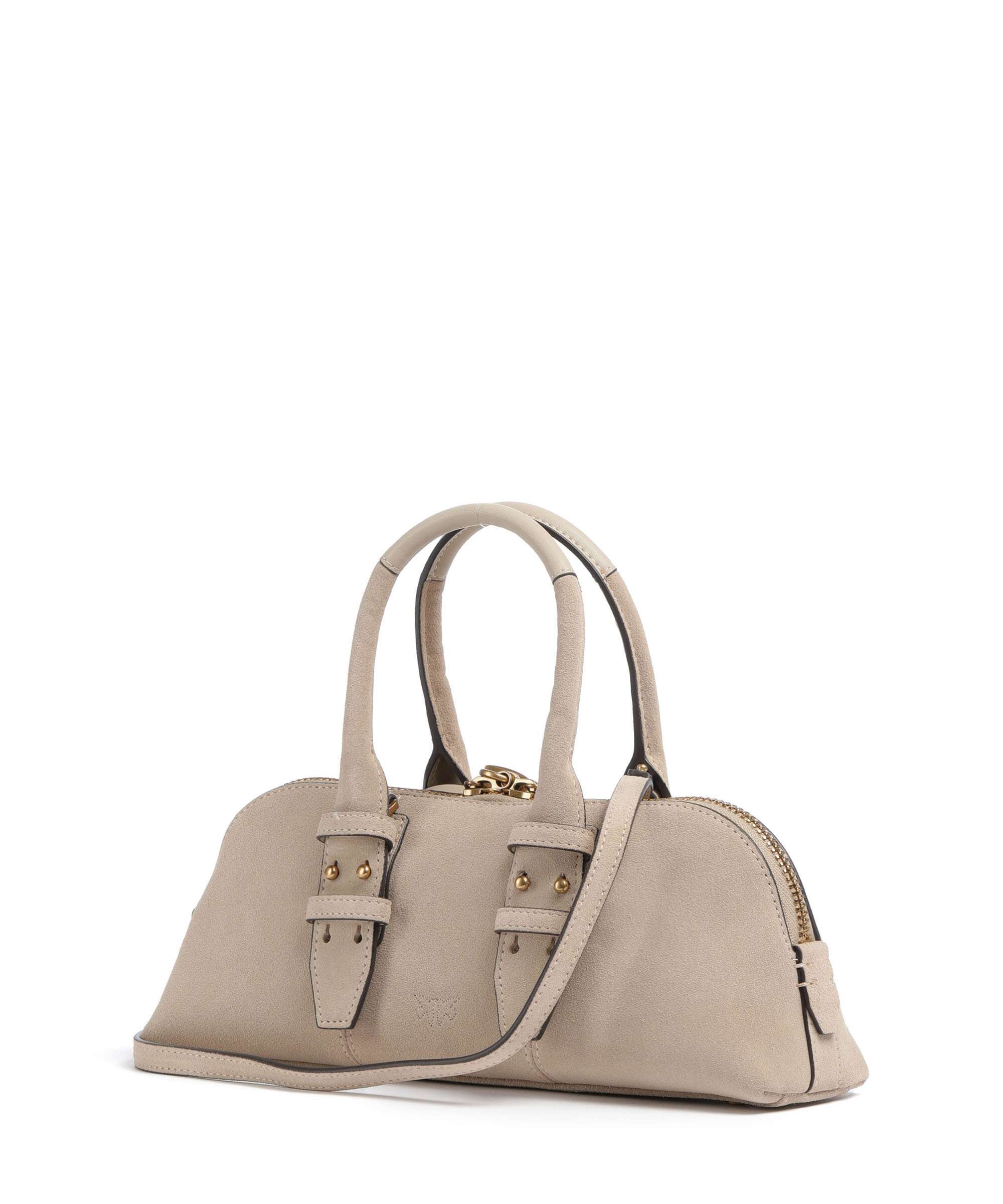 Pinko Bowling Horizontal Handtas beige/grigio fumo/antique gold - Image 2