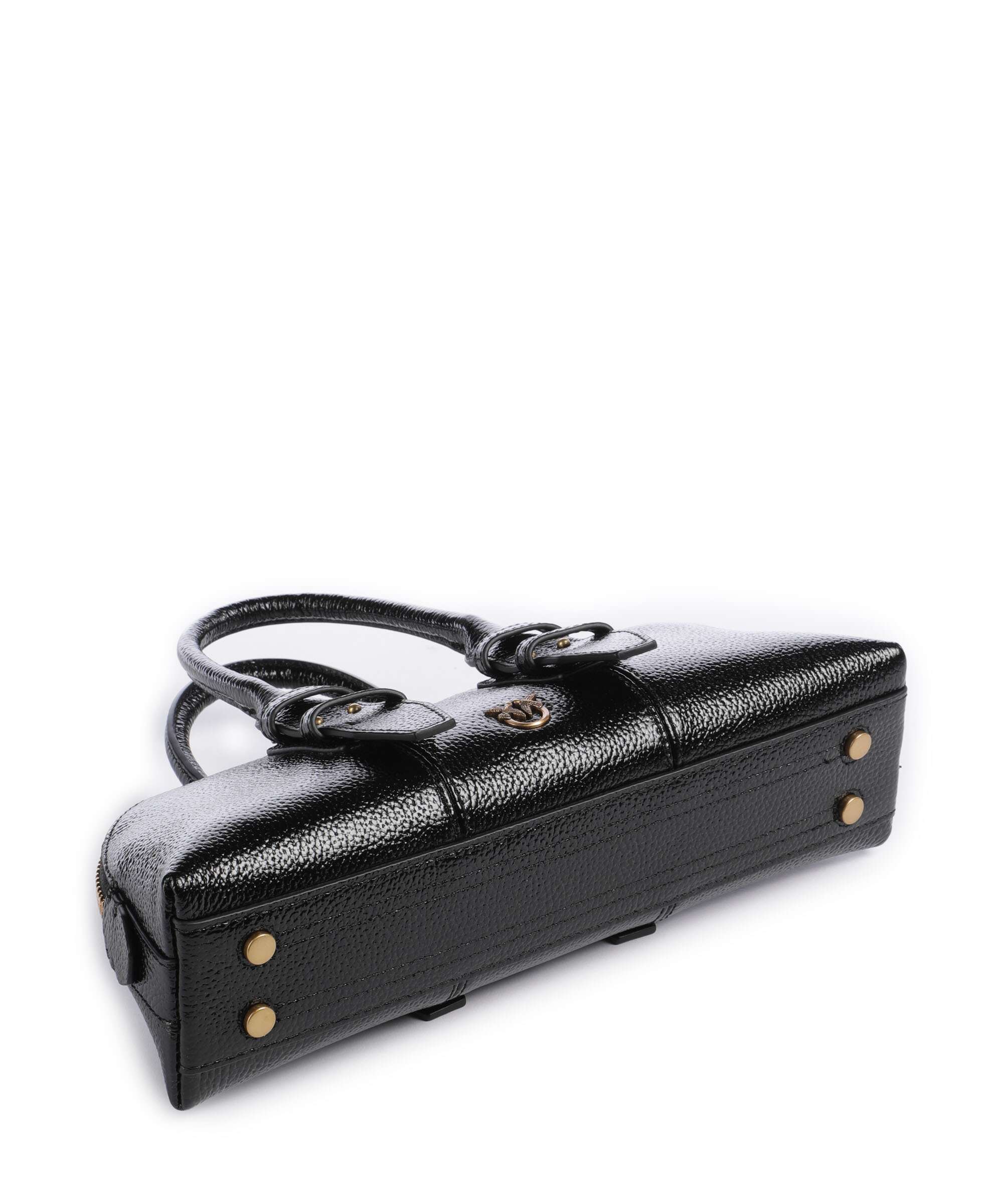 Pinko Bowling Horizontal Handtas nero/antique gold - Image 5