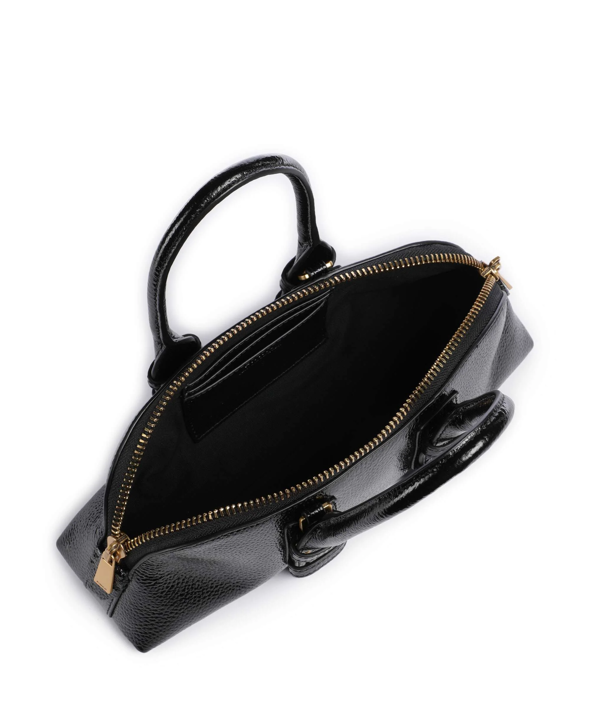 Pinko Bowling Horizontal Handtas nero/antique gold - Image 6