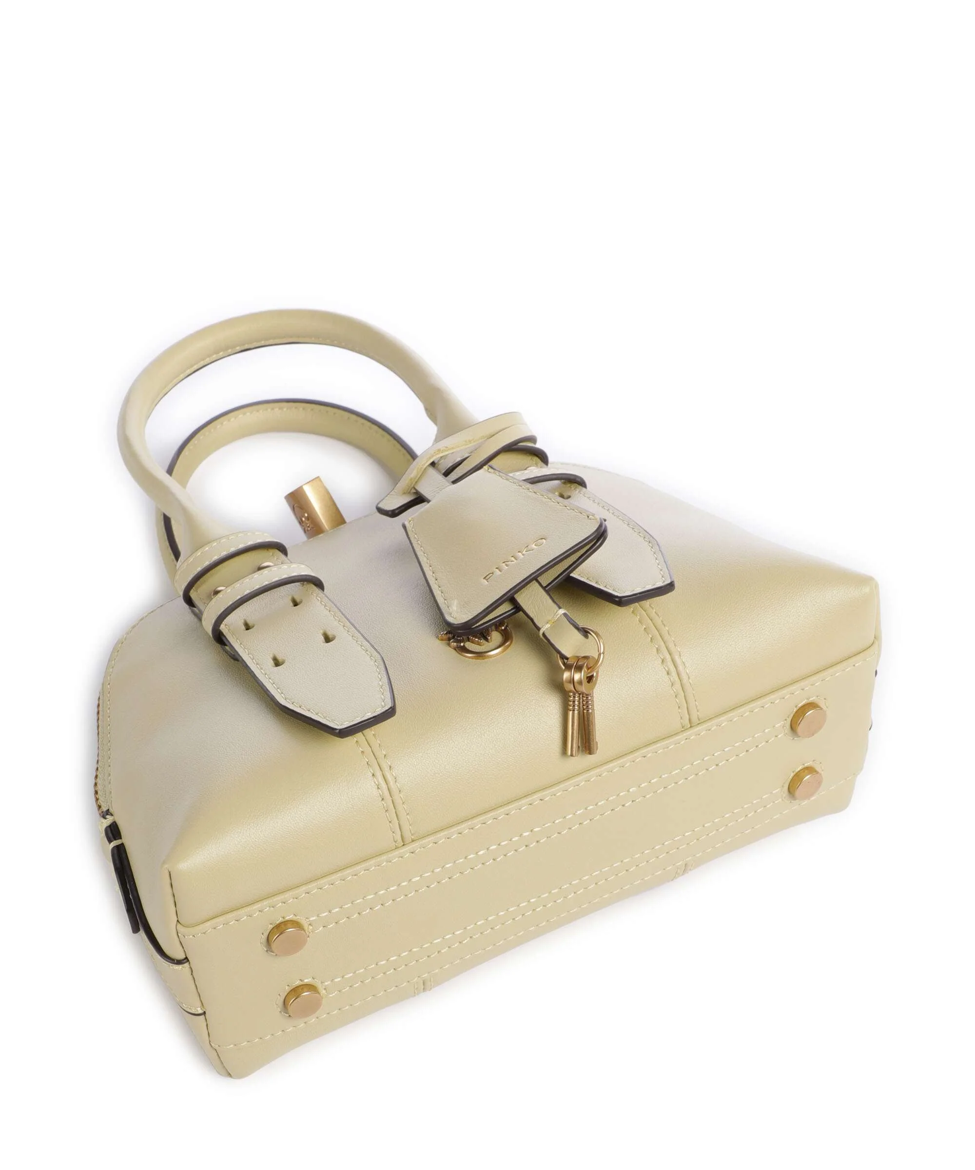 Pinko Bowling Mini Handtas giallo vaniglia/antique gold - Image 6