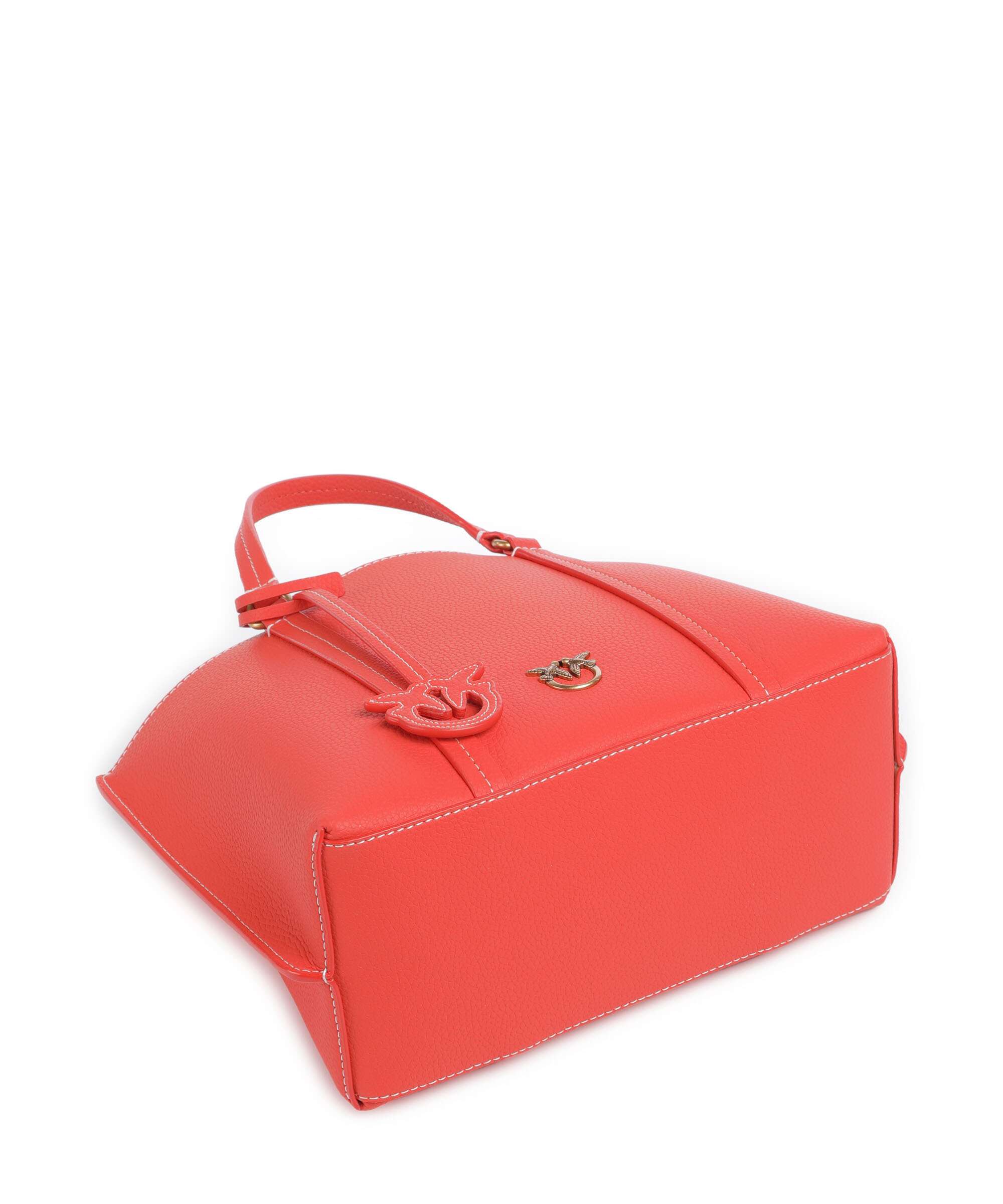 Pinko Carrie Classic Handtas rosso mandarino/antique gold - Image 5