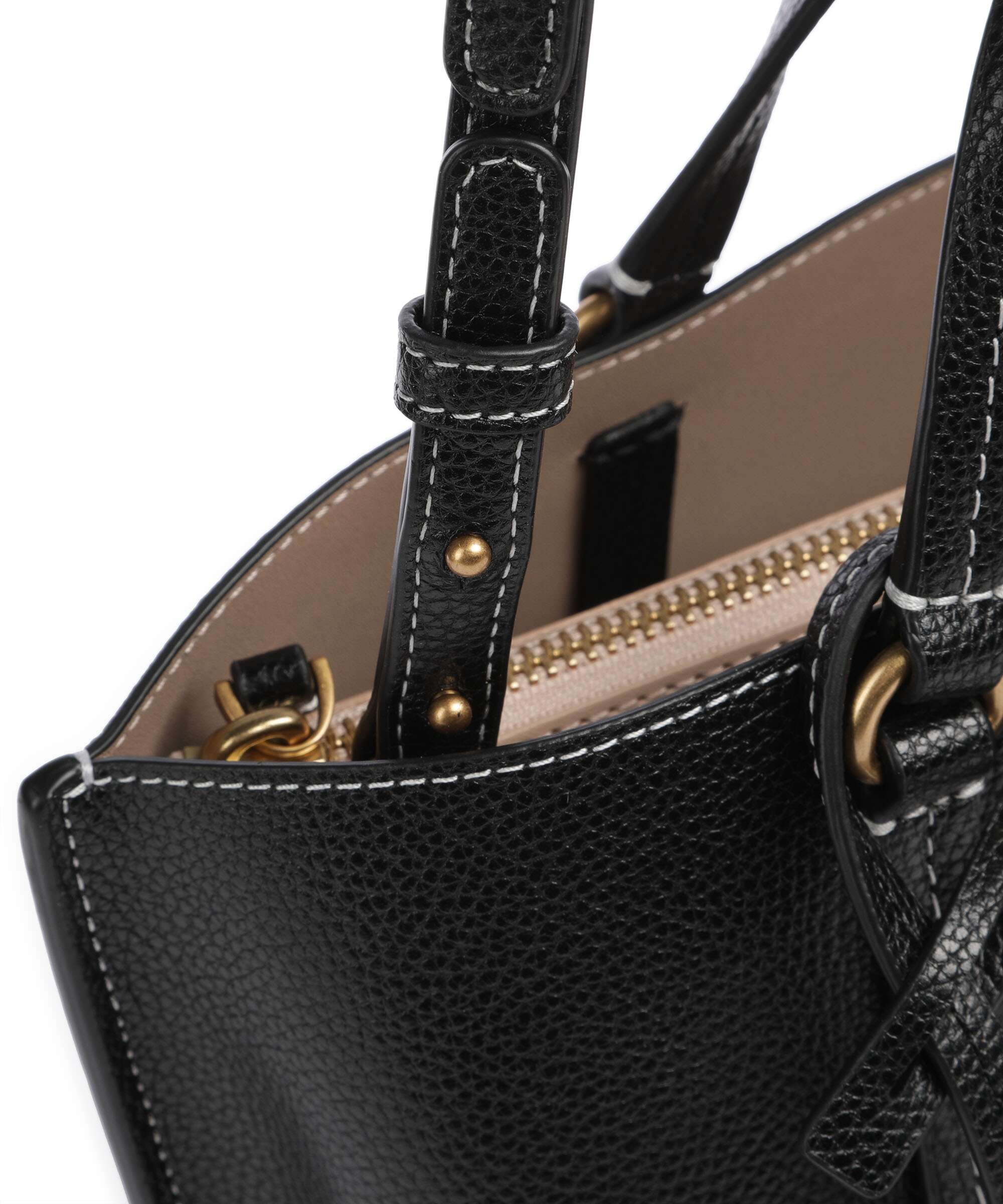 Pinko Carrie Classic Handtas nero/antique gold - Image 5