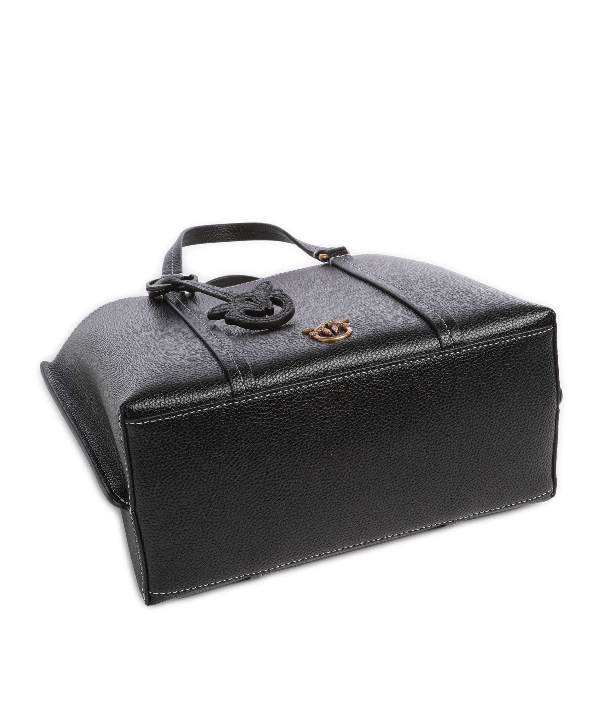 Pinko Carrie Classic Handtas nero/antique gold - Image 6