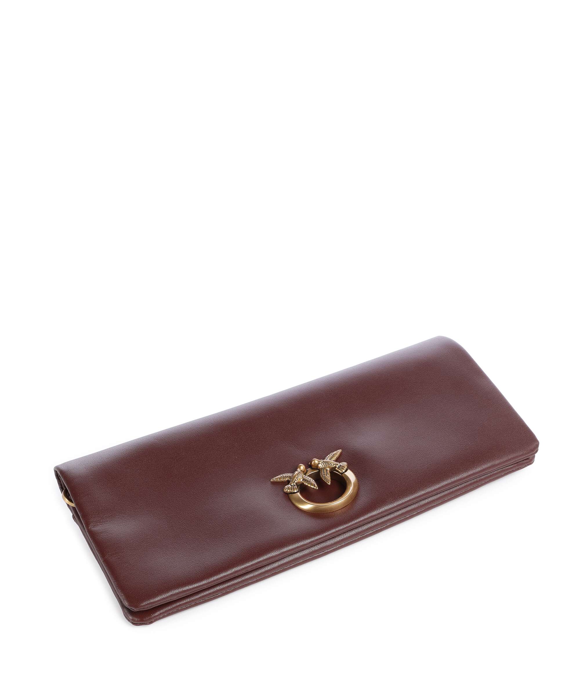 Pinko Click Soft Classic Crossbody tas burgundy wine/antique gold - Image 4
