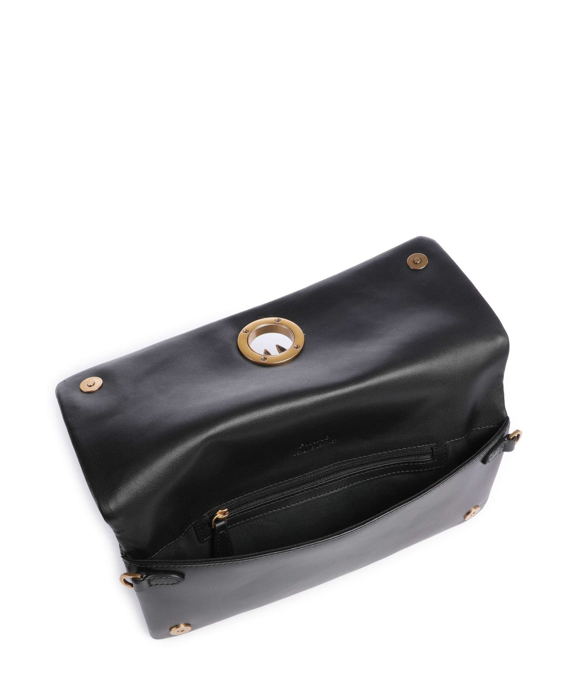 Pinko Click Soft Classic Crossbody tas nero/antique gold - Image 5