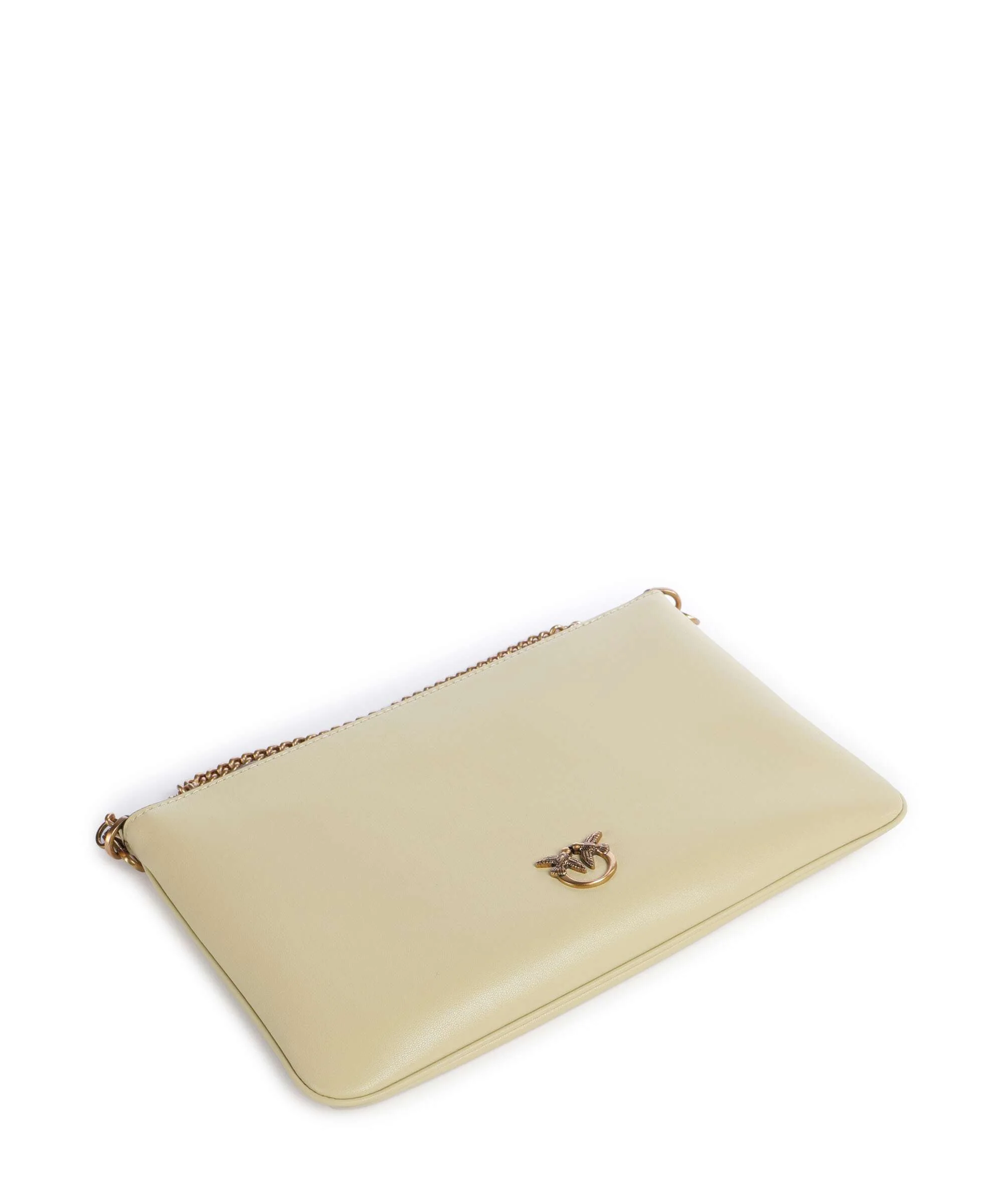 Pinko Flat Classic Crossbody tas giallo vaniglia/antique gold - Image 5
