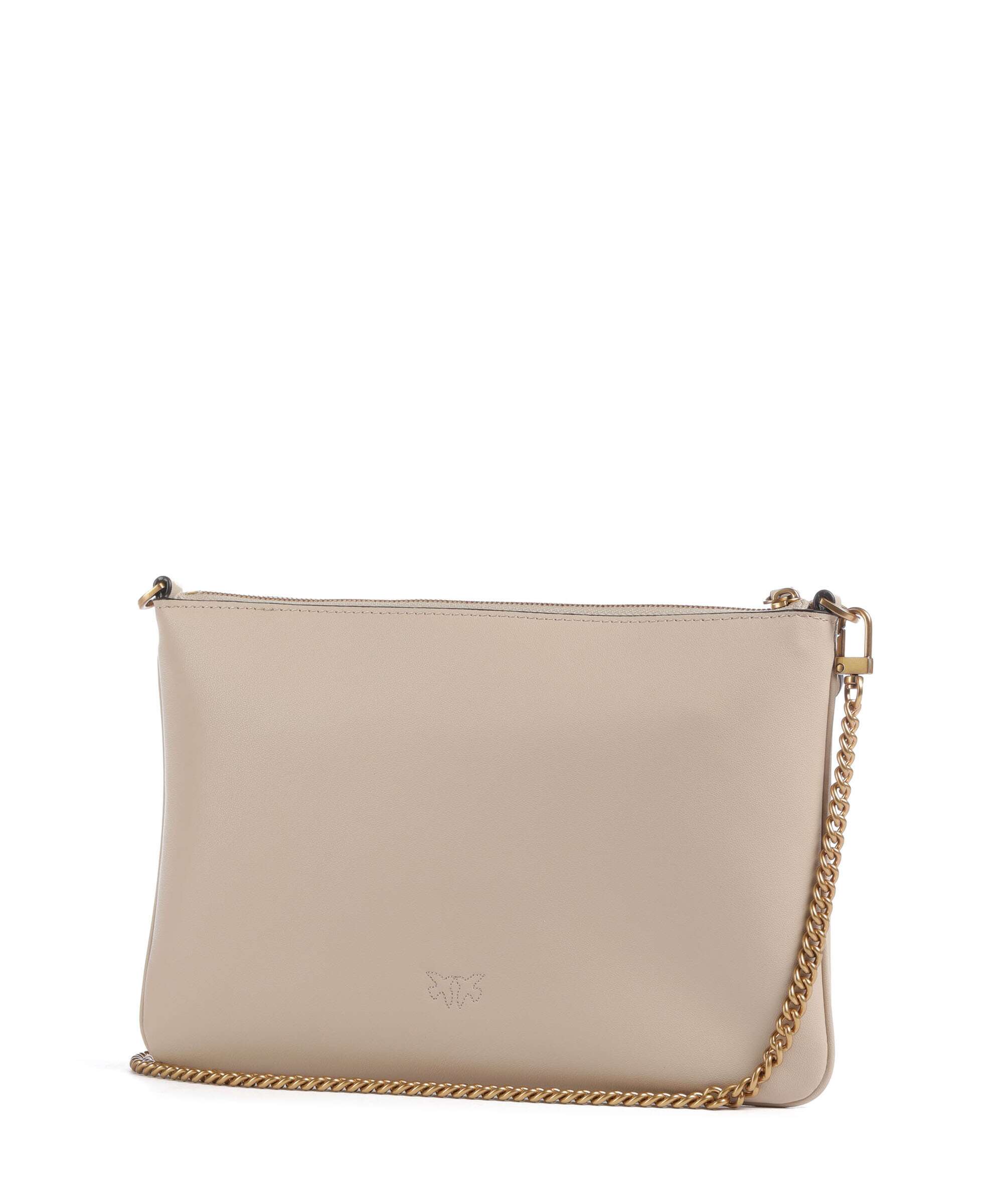 Pinko Flat Classic Crossbody tas beige/grigio fumo/antique gold - Image 2