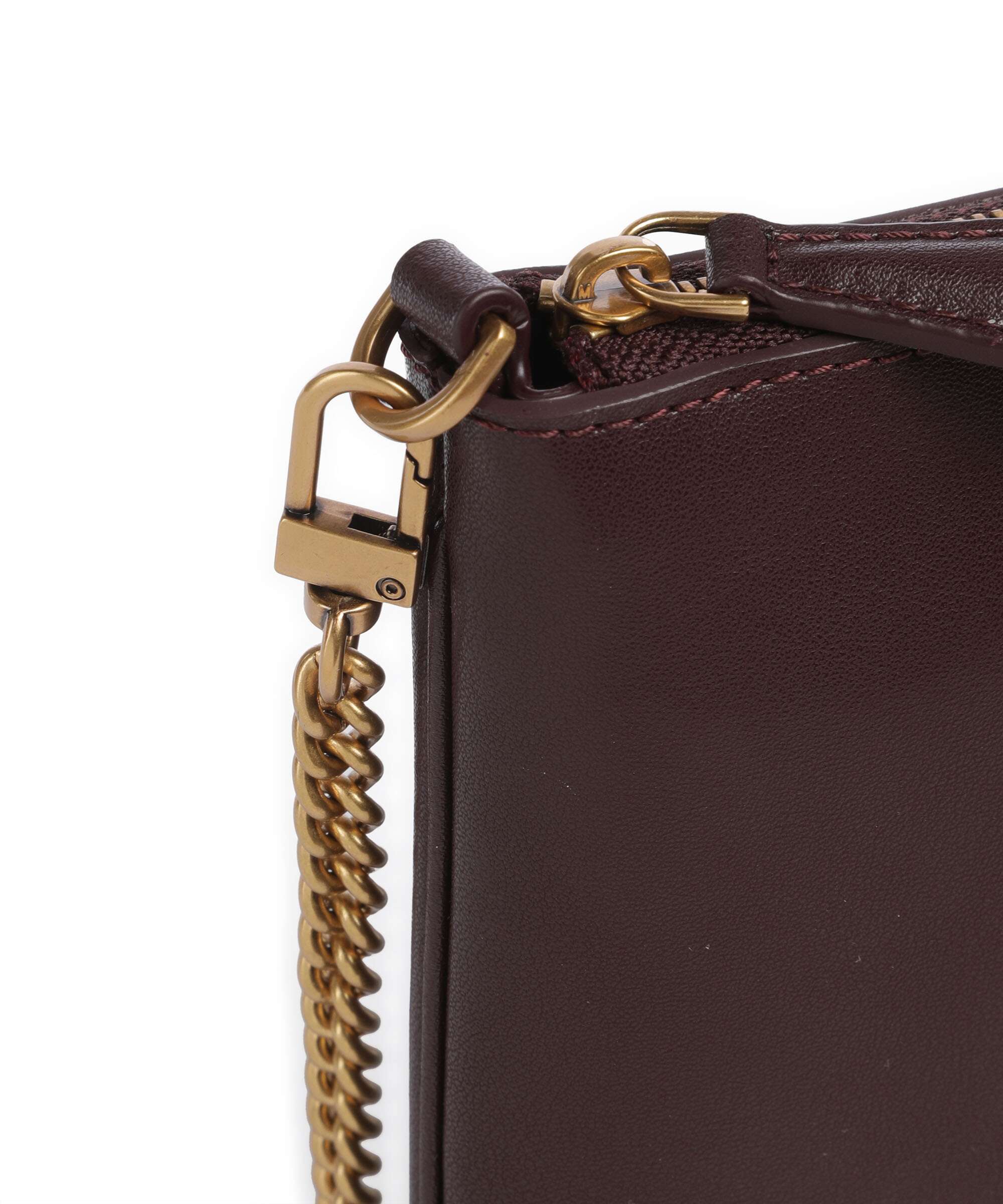 Pinko Flat Classic Crossbody tas uva di catawba/antique gold - Image 4