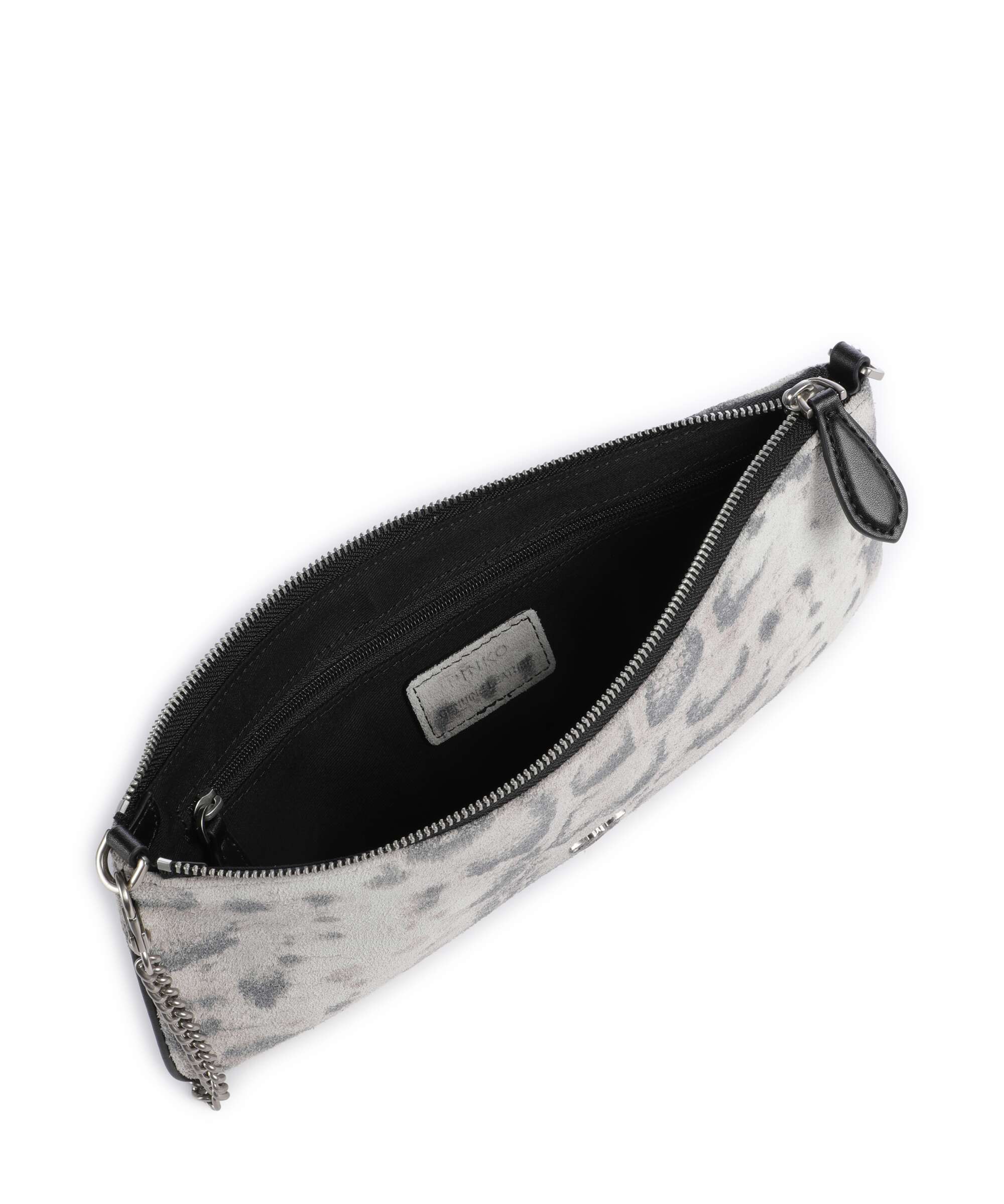 Pinko Flat Horizontal Schoudertas avorio/nero/beige - Image 5