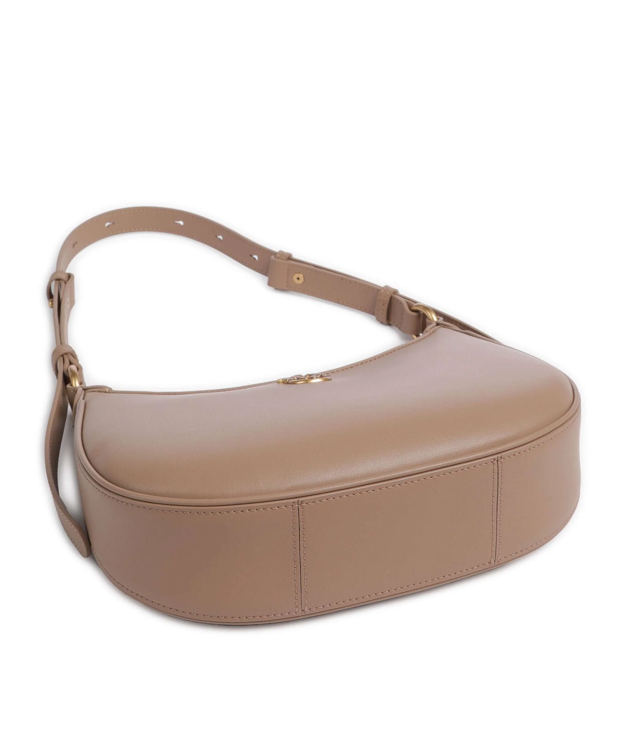 Pinko Half Moon Mini Schoudertas biscotto zenzero/antique gold - Image 5