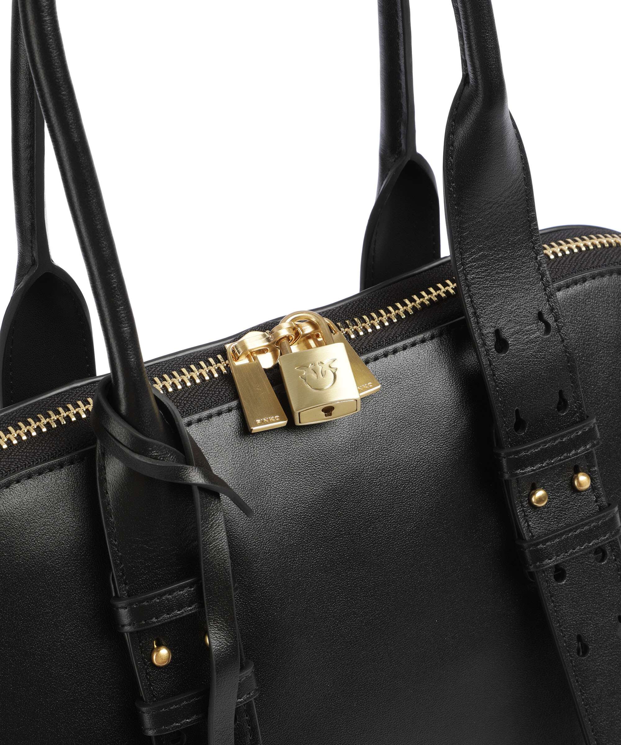 Pinko Handtas nero limousine/matt gold - Image 4