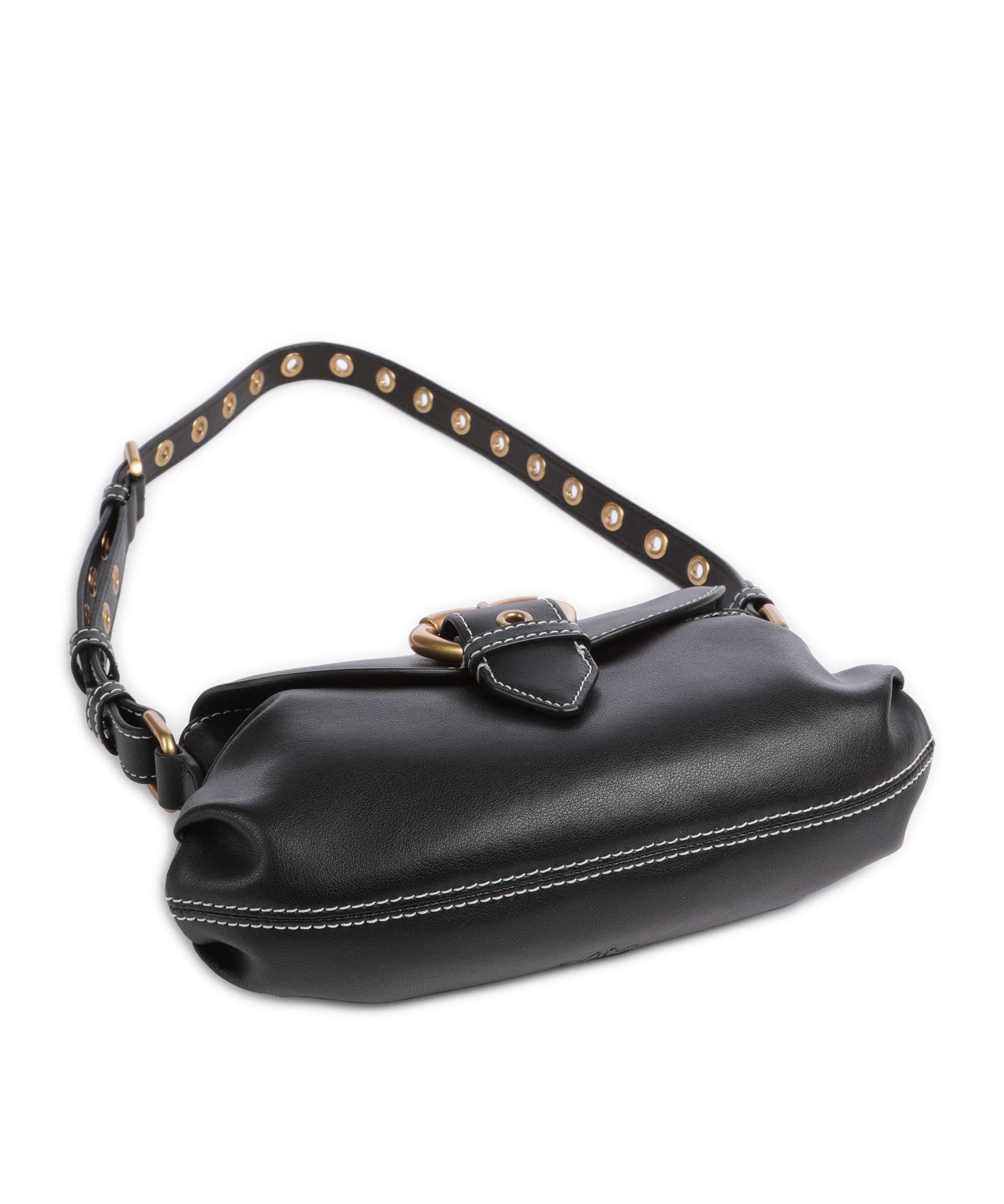 Pinko Jolene Mini Schoudertas nero/antique gold - Image 5