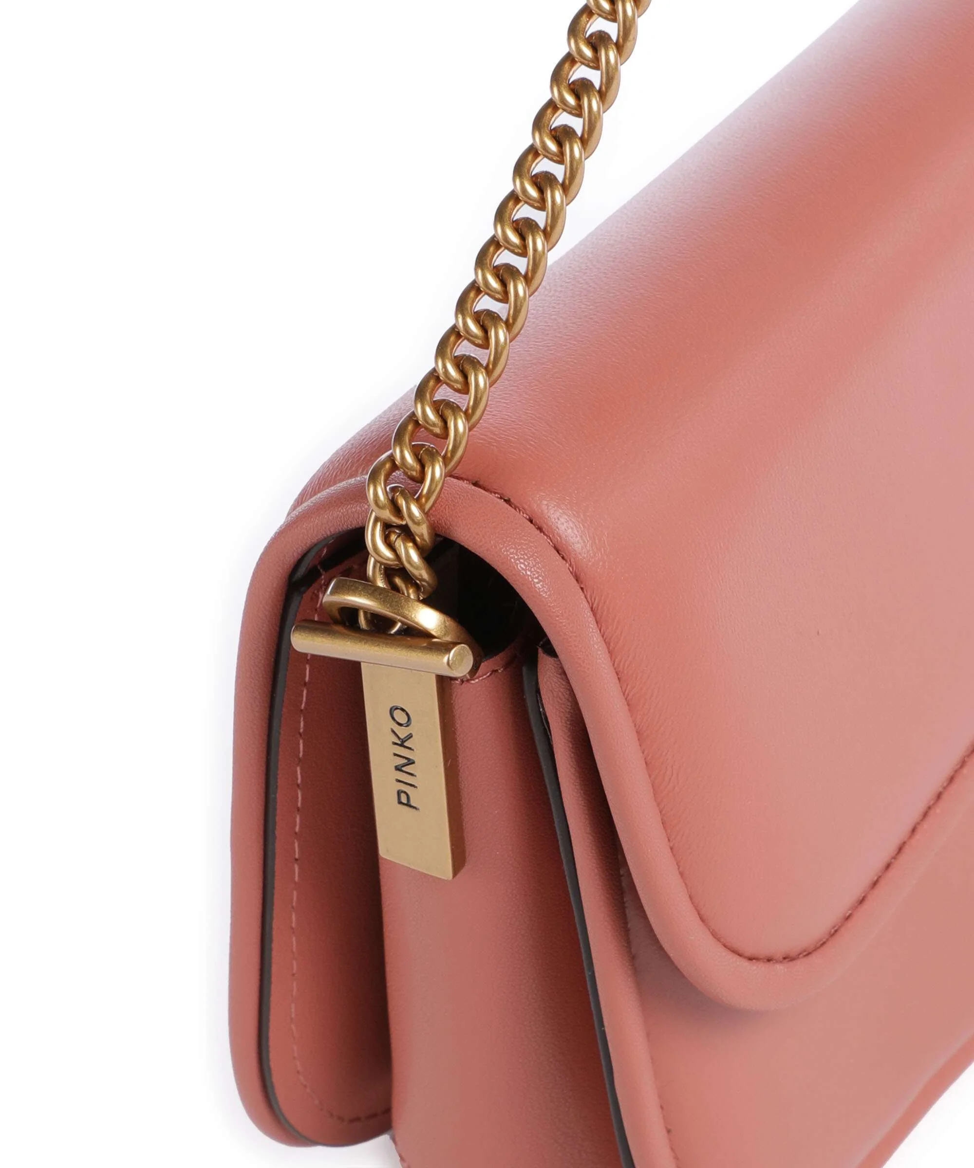 Pinko Love Box Horizontal Schoudertas marrone aragona/antique gold - Image 5