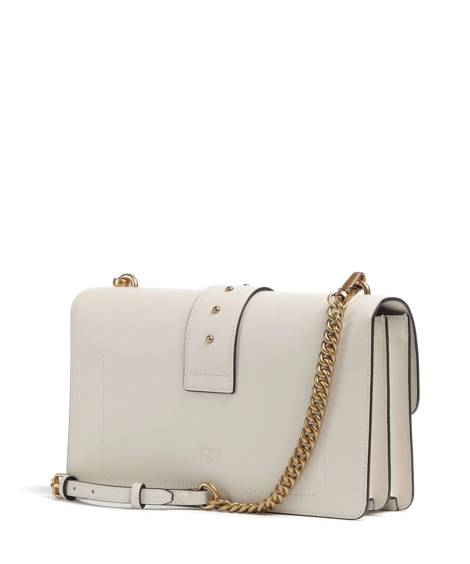 Pinko Love One Classic Crossbody tas bianco seta/antique gold - Image 2
