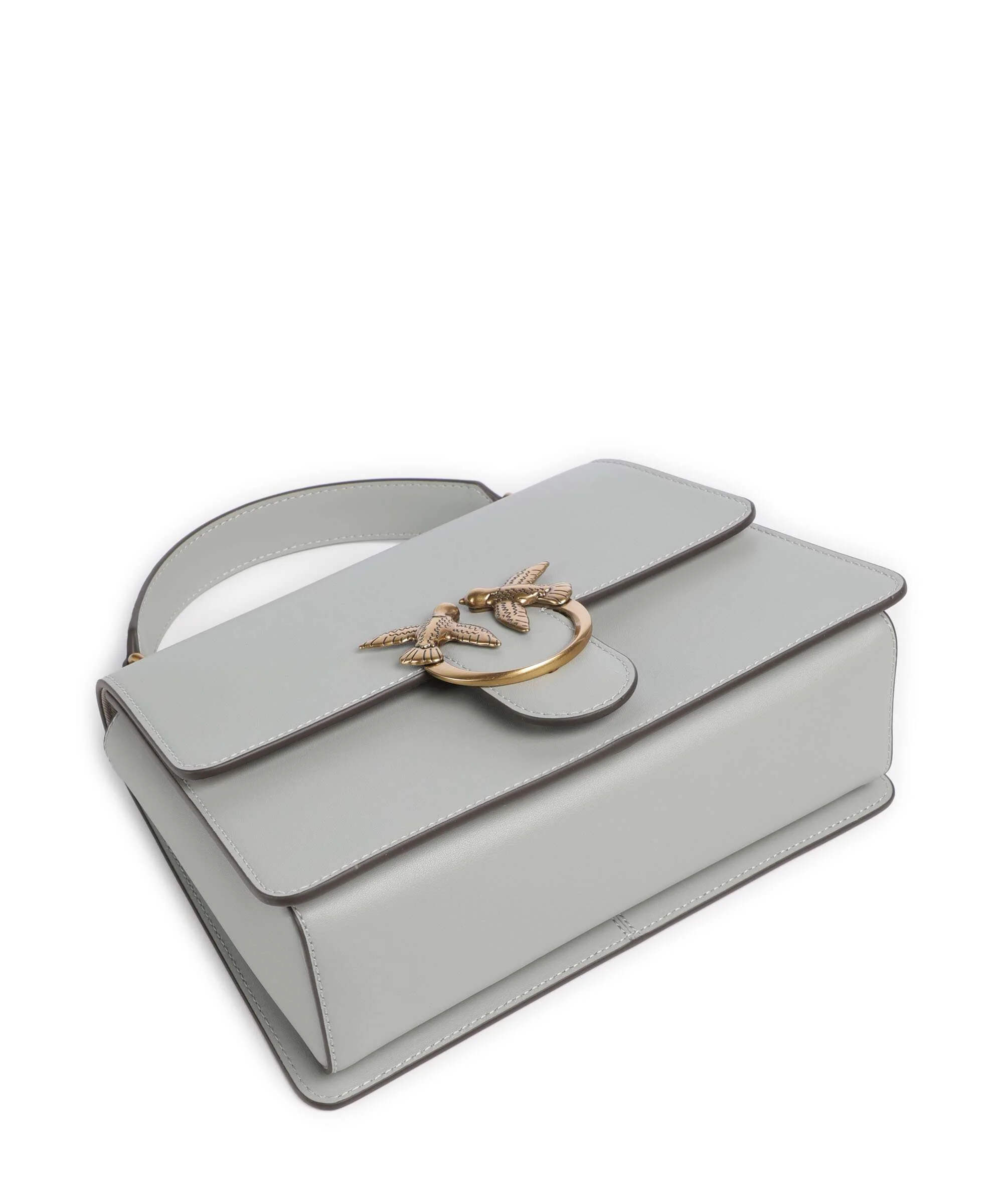 Pinko Love One Classic Handtas grigio perla/antique gold - Image 5