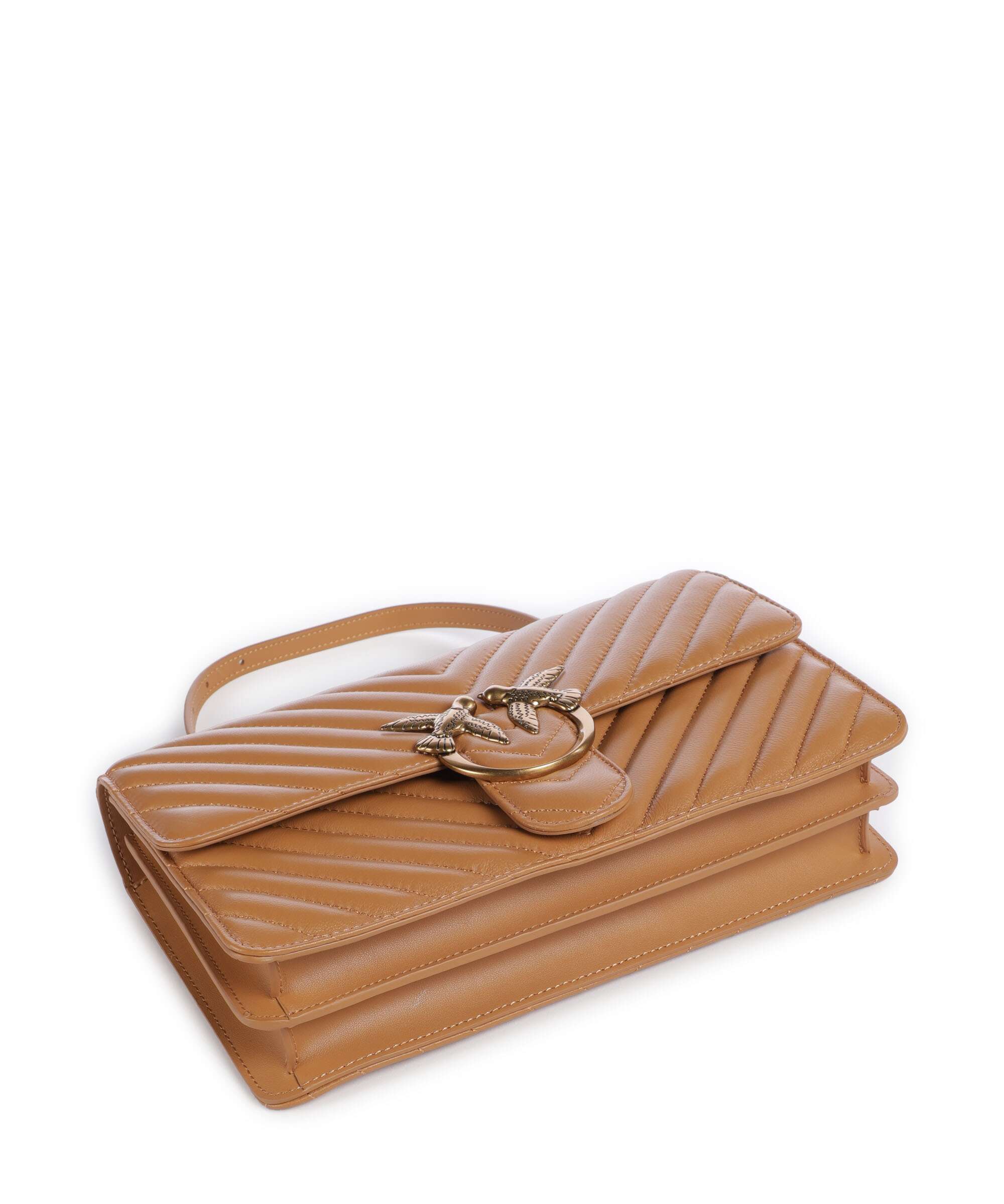 Pinko Love One Classic Schoudertas torrone/antique gold - Image 6