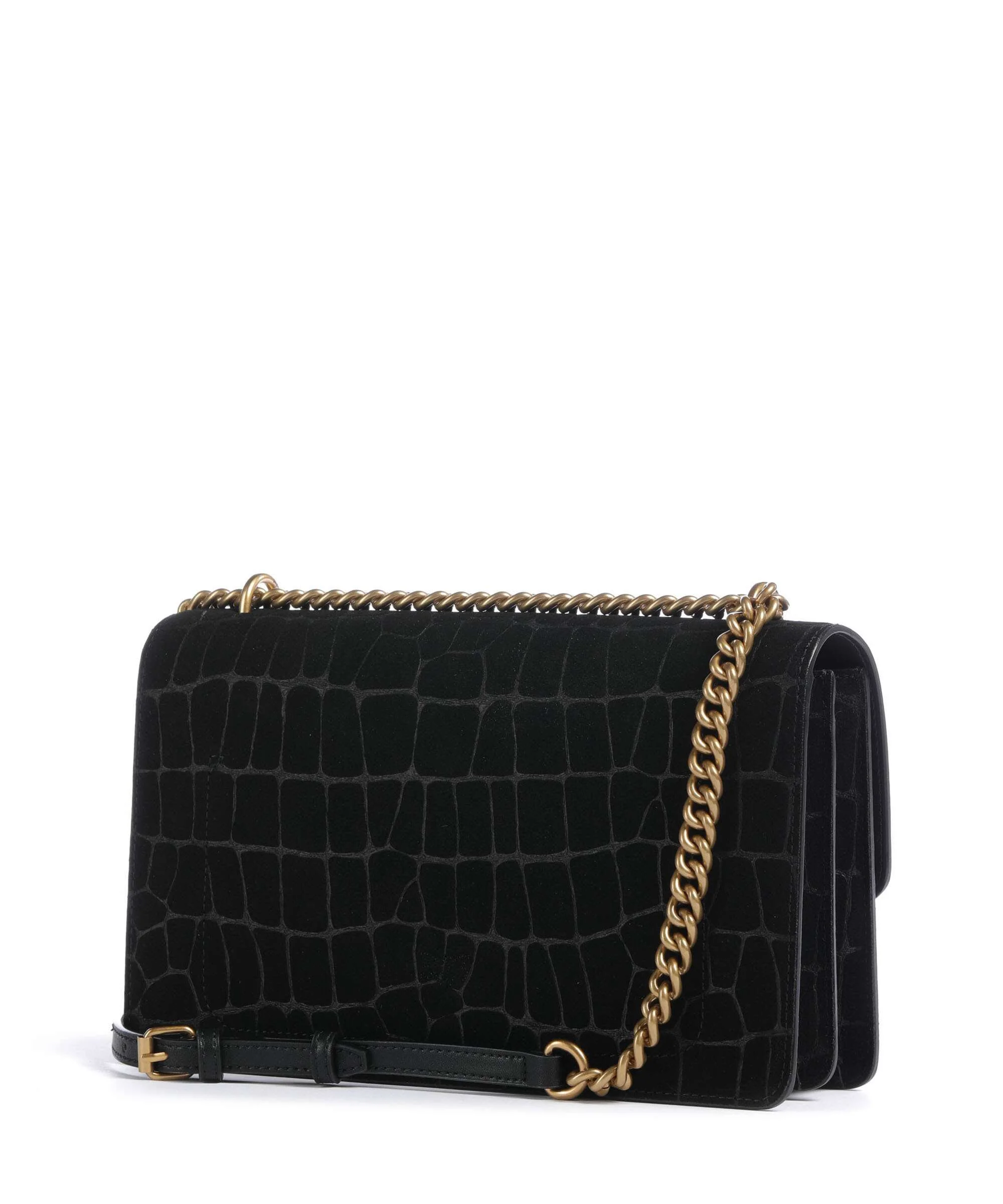 Pinko Love One Classic Schoudertas nero/antique gold - Image 2
