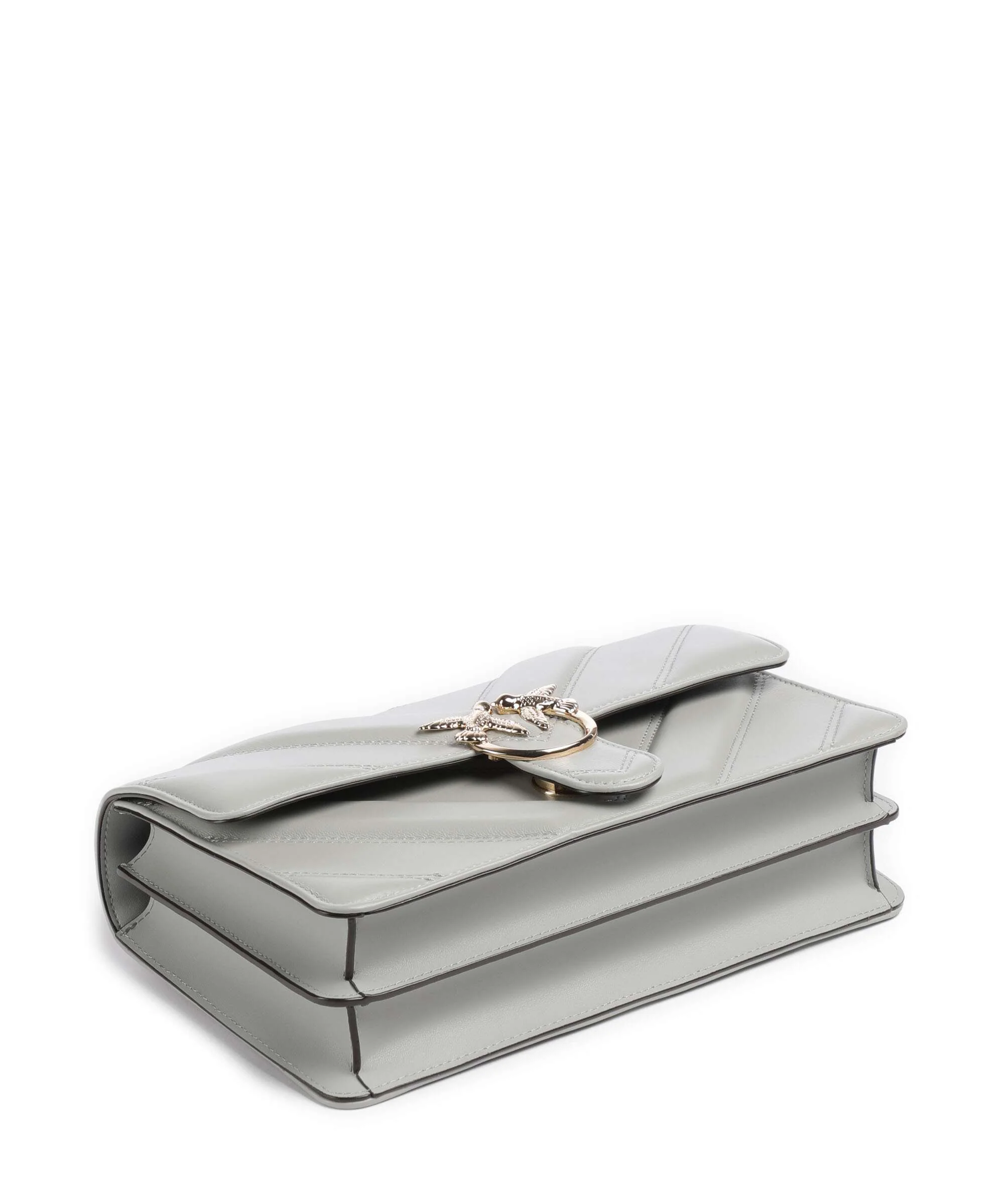 Pinko Love One Classic Schoudertas grigio perla/gold mordore - Image 6