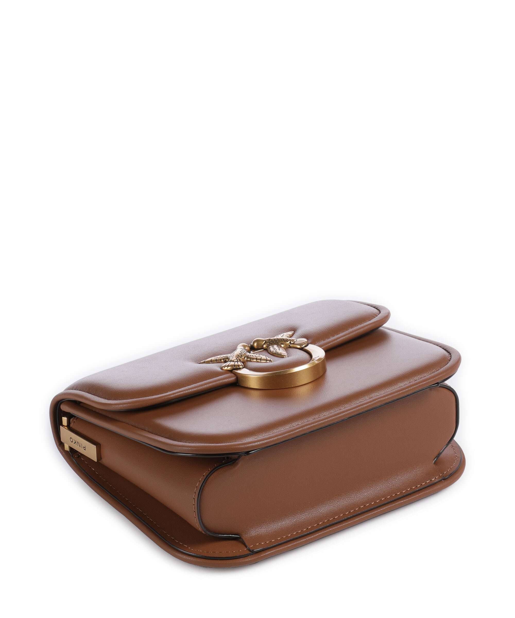 Pinko Love One Mini Crossbody tas marrone/leone/antique gold - Image 5