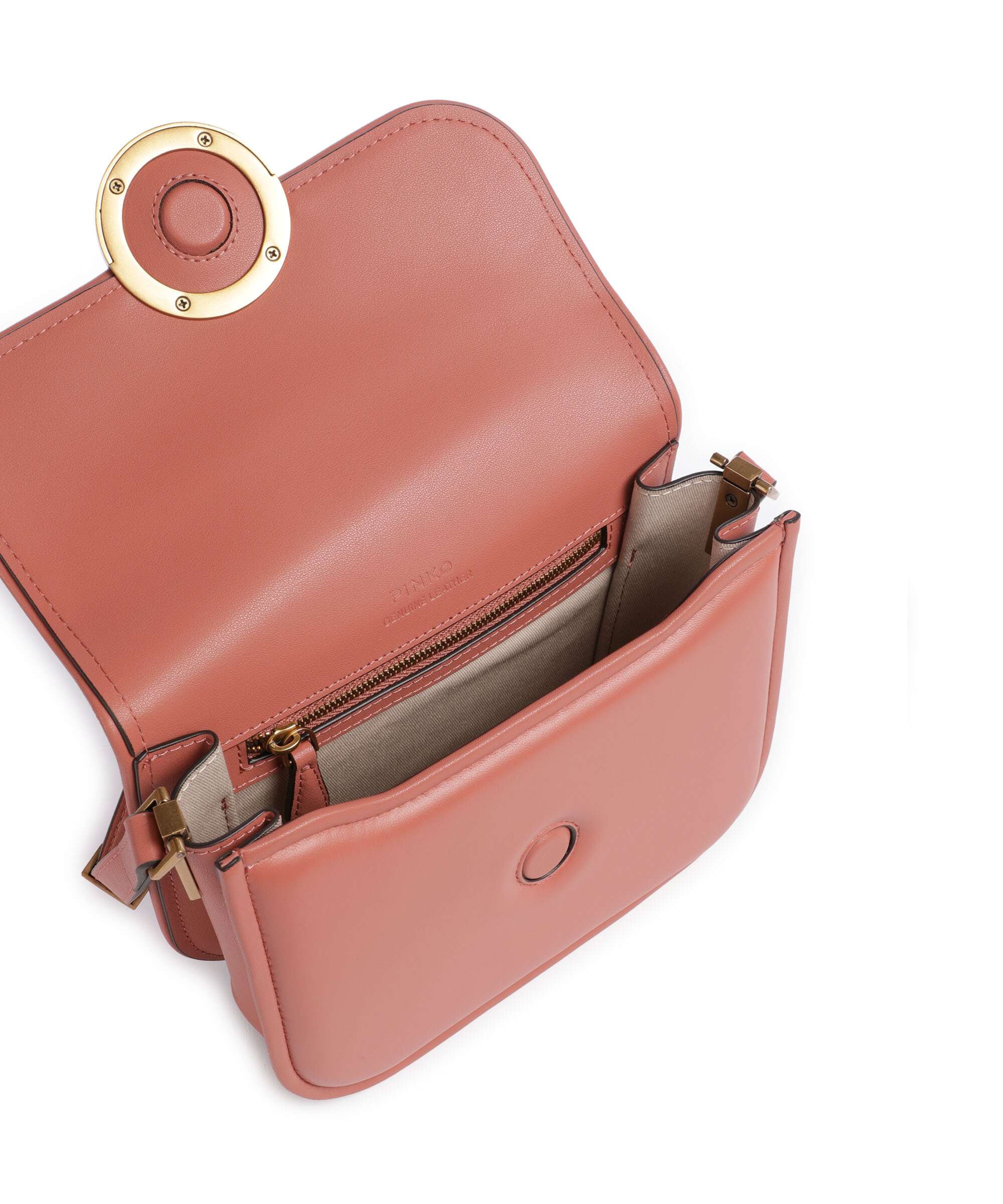 Pinko Love One Mini Crossbody tas marrone aragona/antique gold - Image 6
