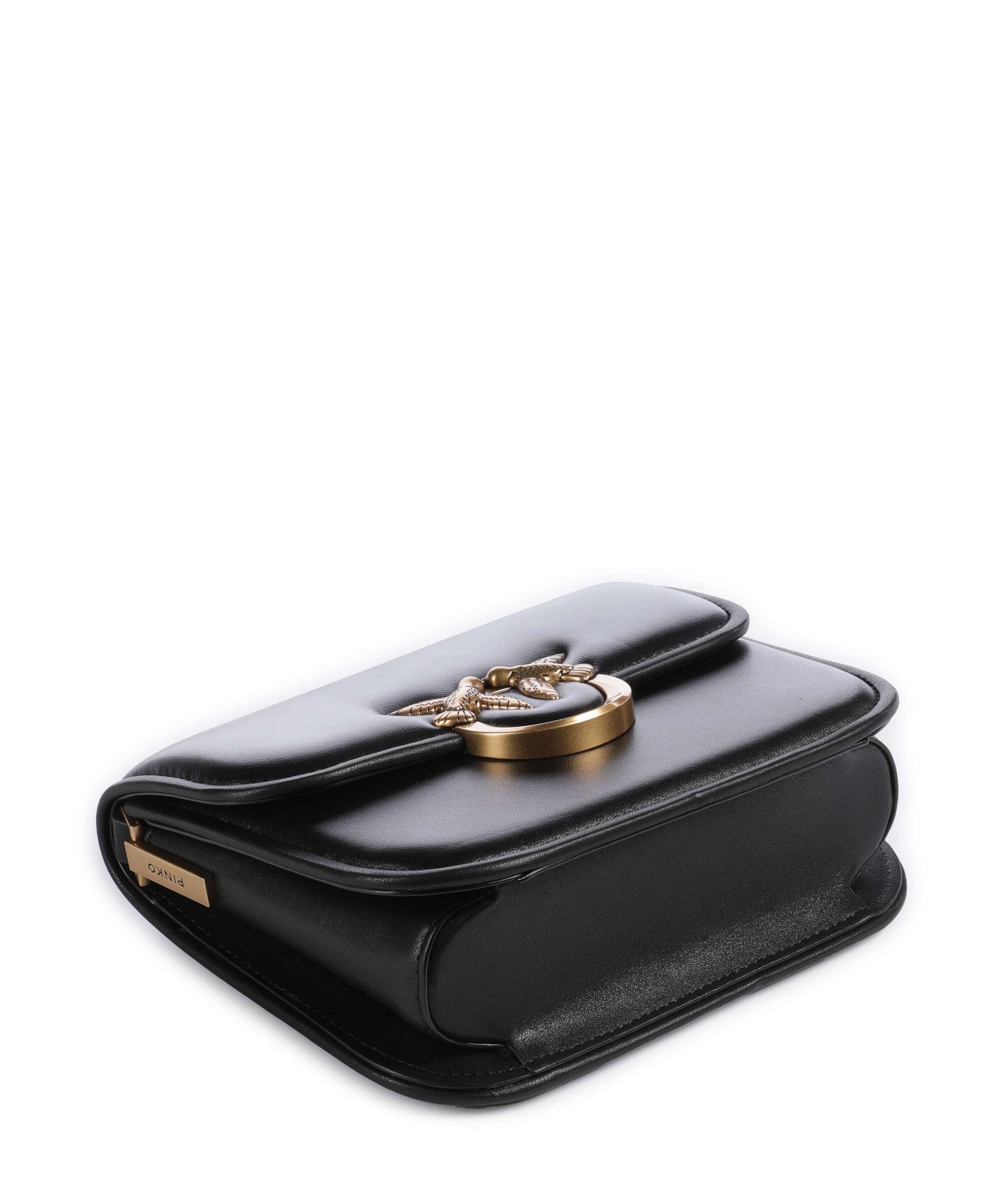Pinko Love One Mini Crossbody tas nero/antique gold - Image 5