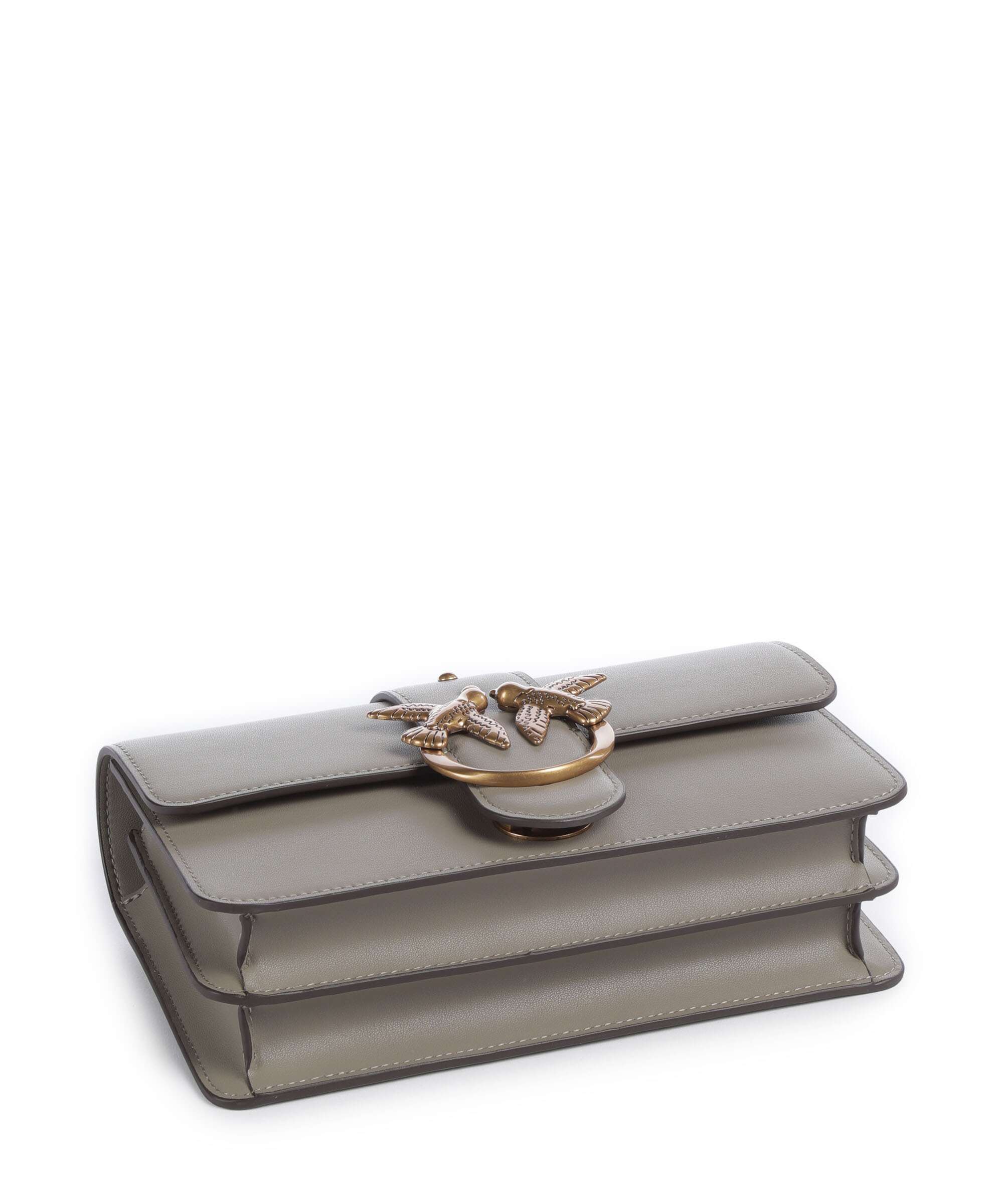 Pinko Love One Mini Crossbody tas noce/antique gold - Image 5