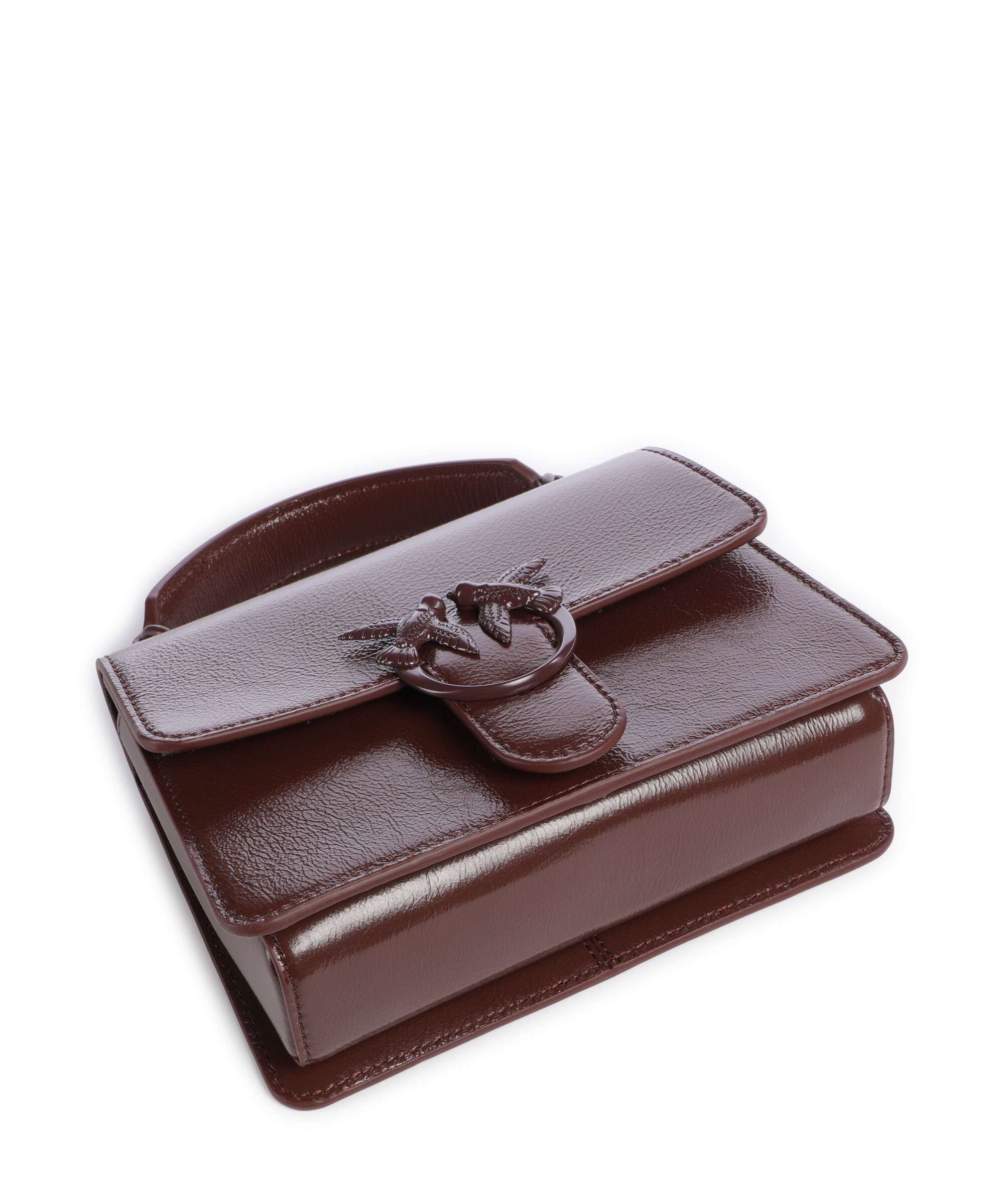 Pinko Love One Mini Handtas burgundy wine - Image 5