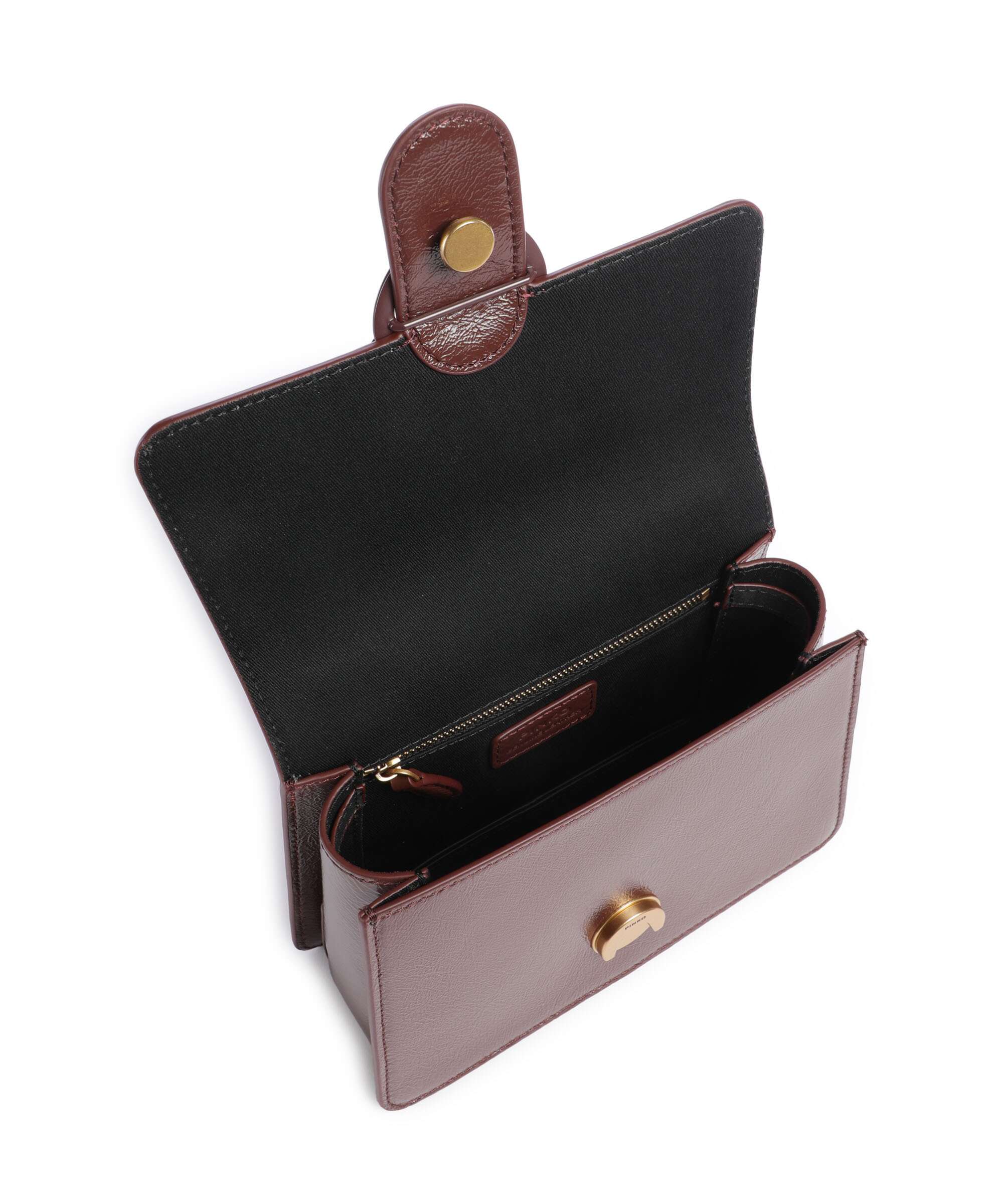 Pinko Love One Mini Handtas burgundy wine - Image 6