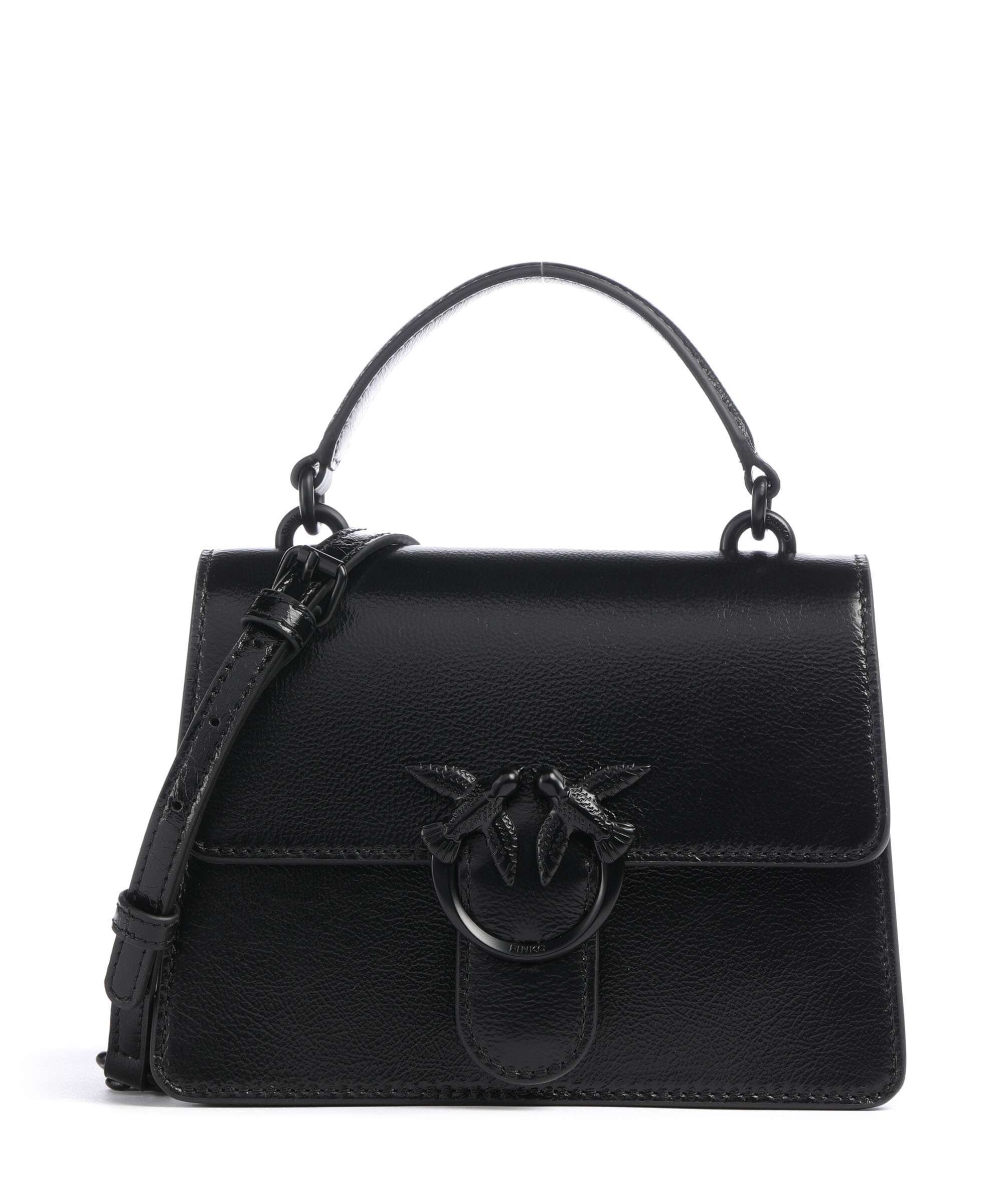 Pinko Love One Mini Handtas nero limousine block color