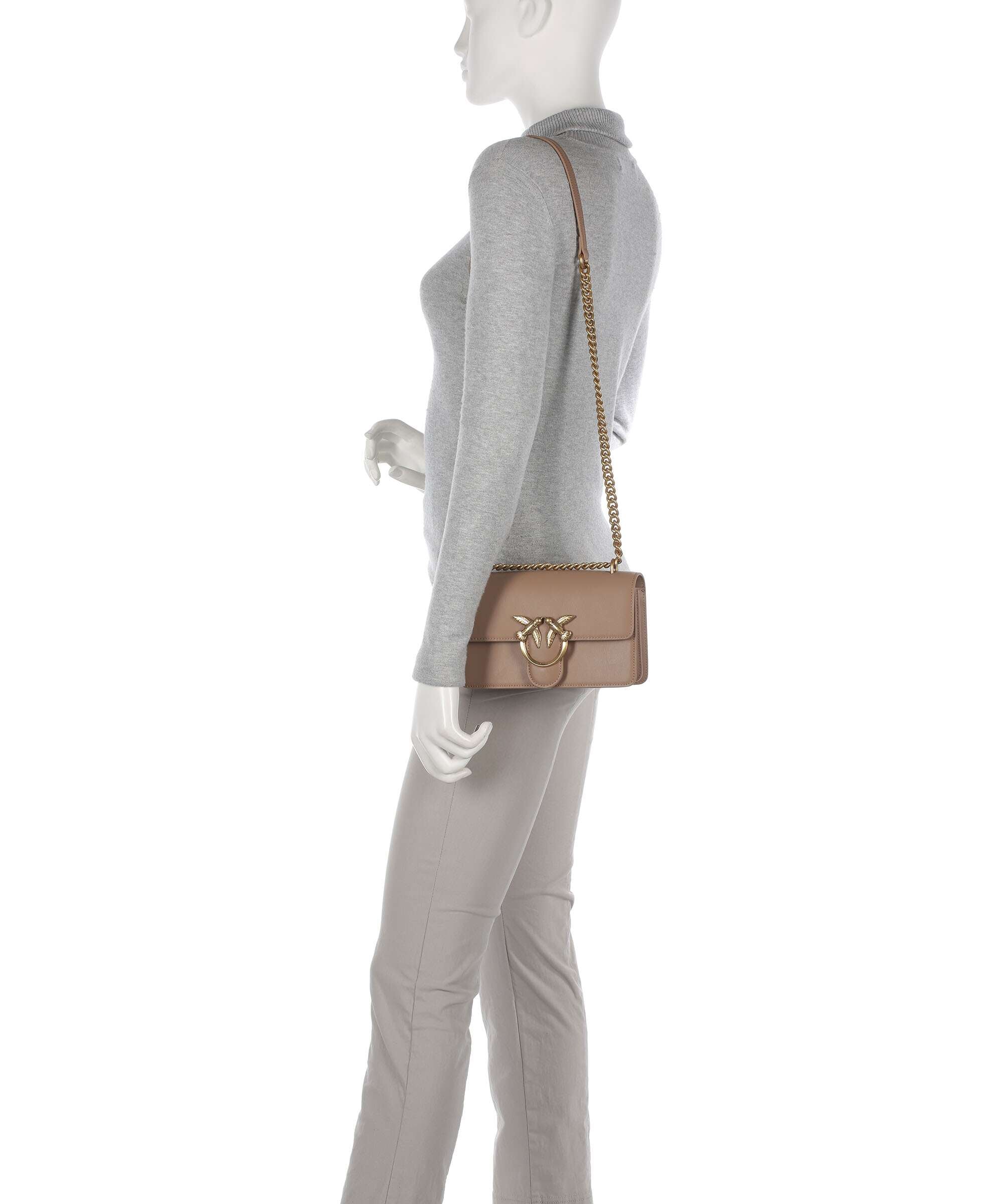 Pinko Love One Mini Schoudertas biscotto zenzero - Image 3