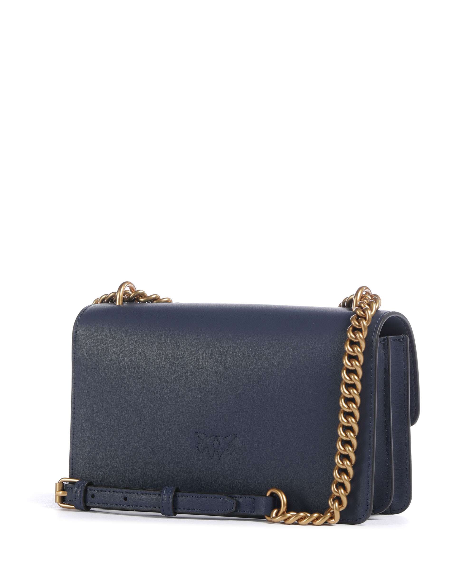 Pinko Love One Mini Schoudertas blu indaco ombroso/antique gold - Image 2