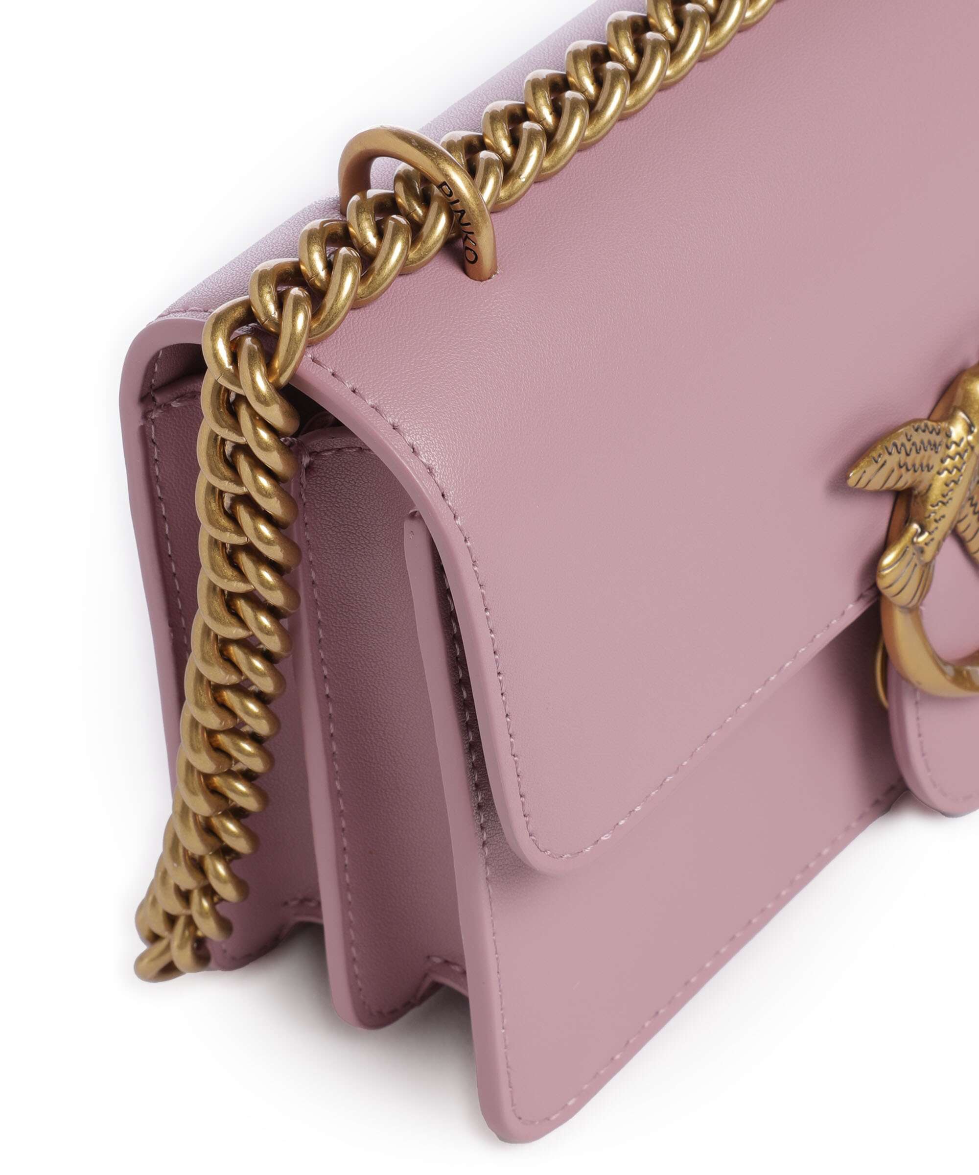 Pinko Love One Mini Schoudertas viola/antique gold - Image 5