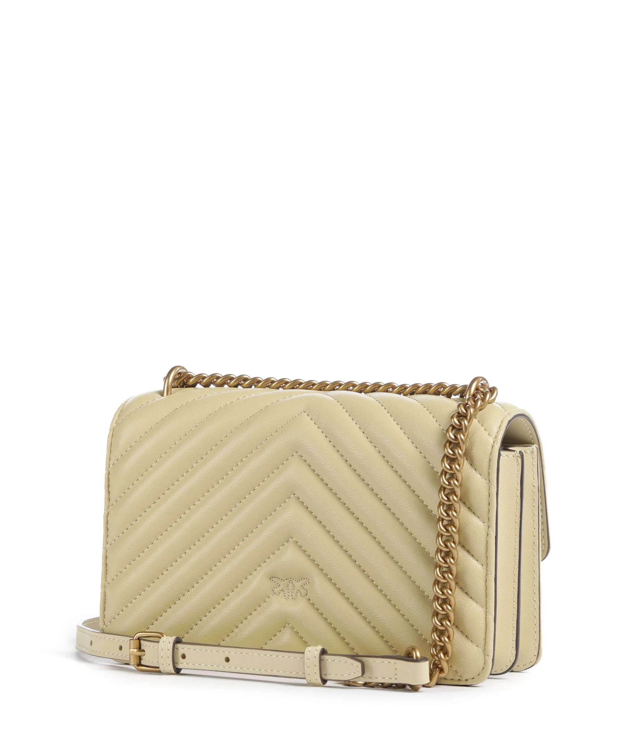 Pinko Love One Mini Schoudertas giallo vaniglia/antique gold - Image 2