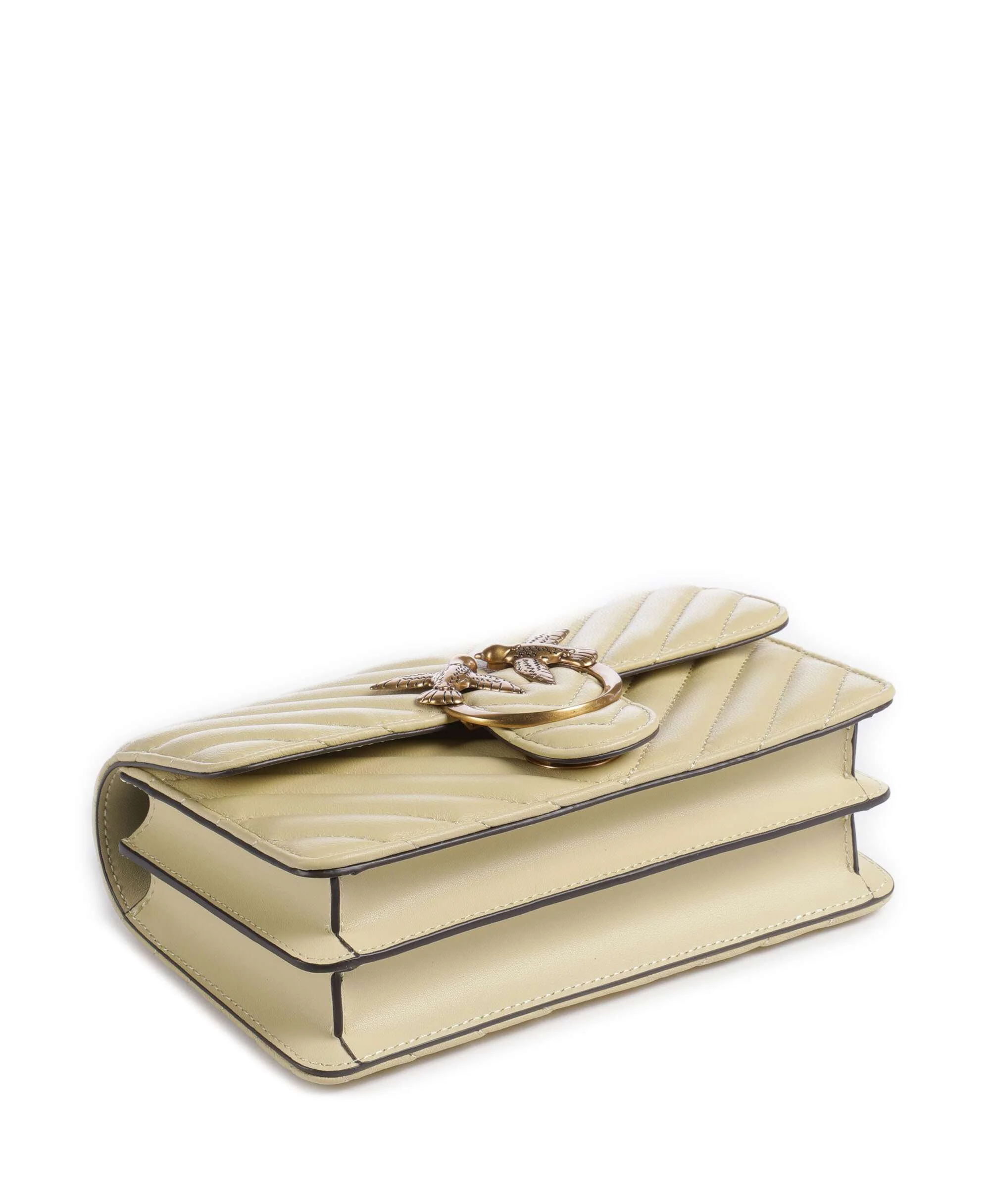 Pinko Love One Mini Schoudertas giallo vaniglia/antique gold - Image 6