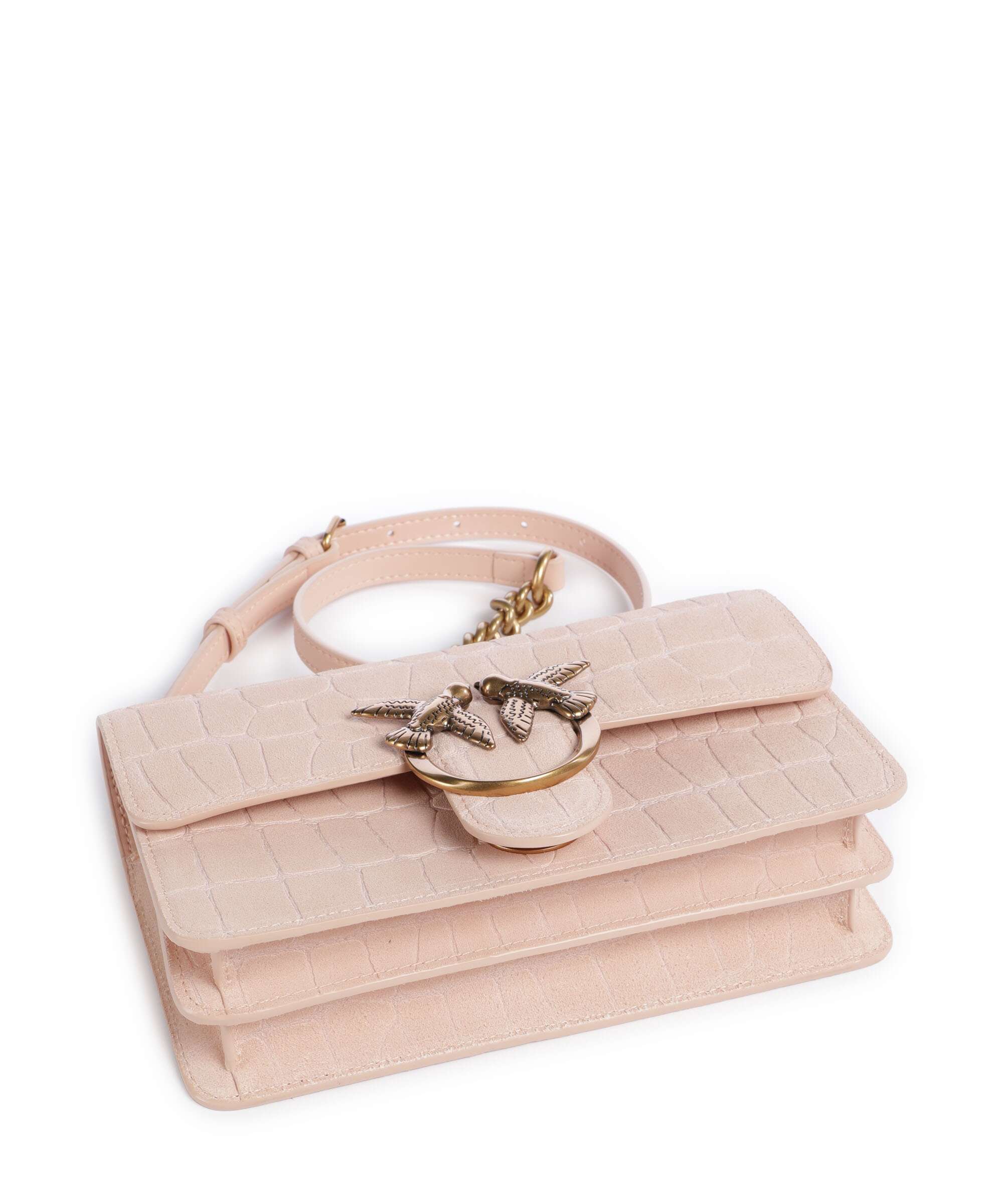 Pinko Love One Mini Schoudertas light pink/antique gold - Image 6