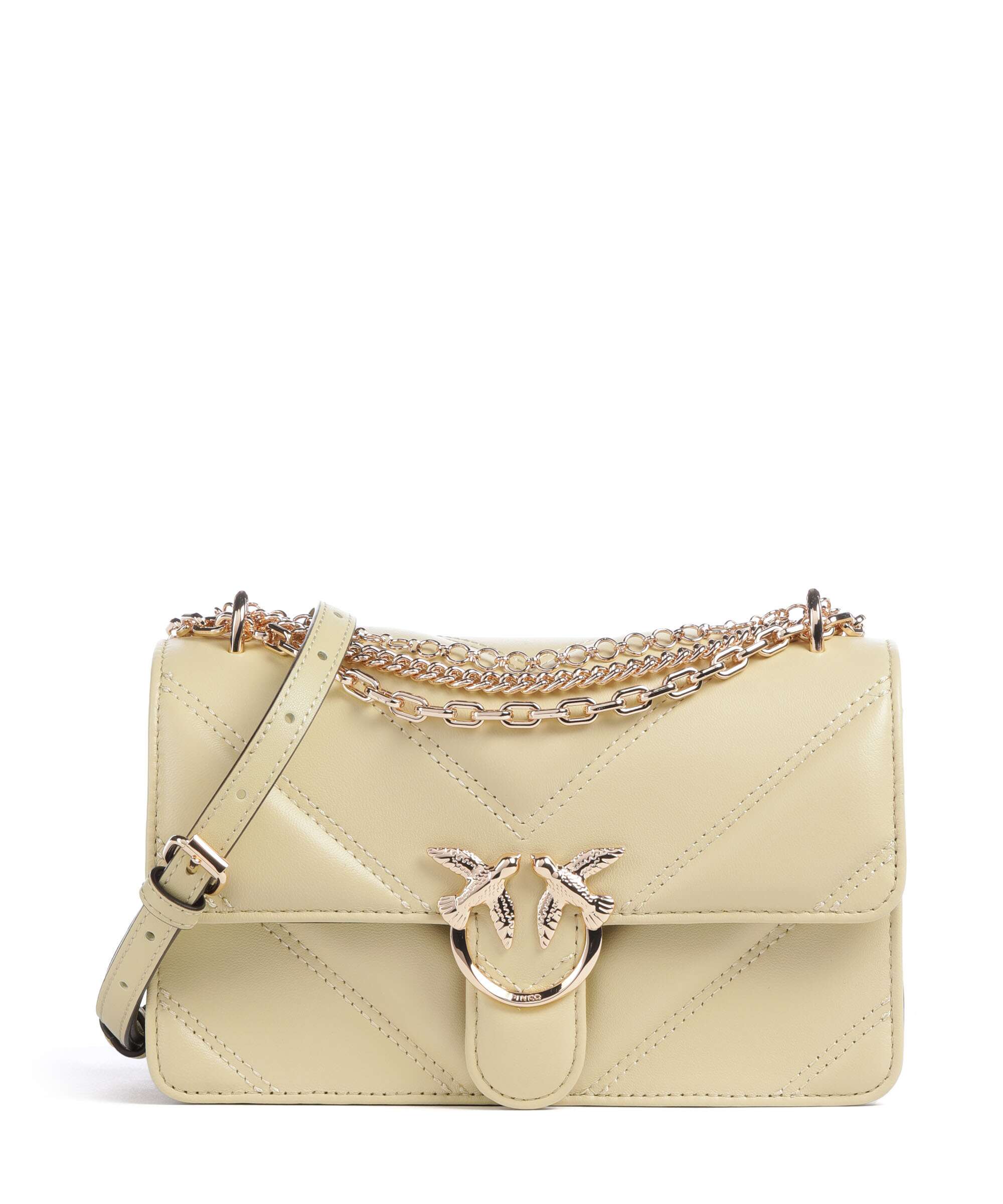 Pinko Love One Mini Schoudertas giallo pastinaca/gold mordore