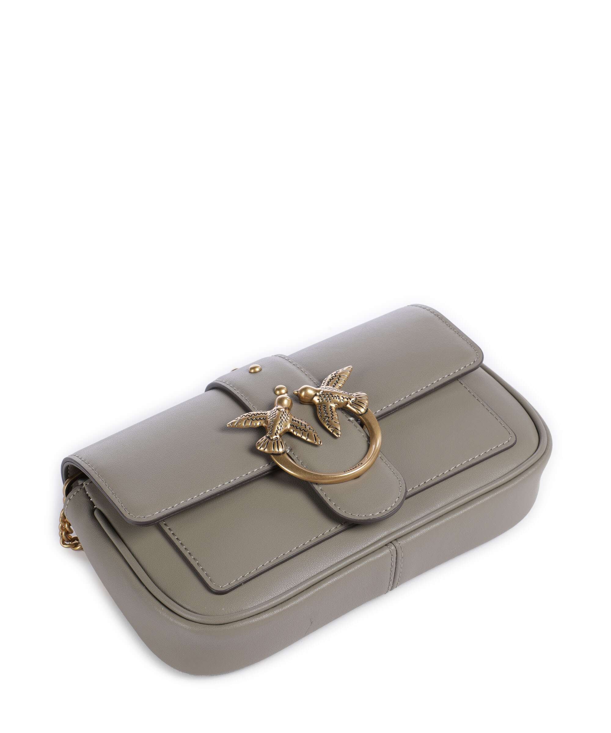 Pinko Love One Pocket Crossbody tas noce/antique gold - Image 4