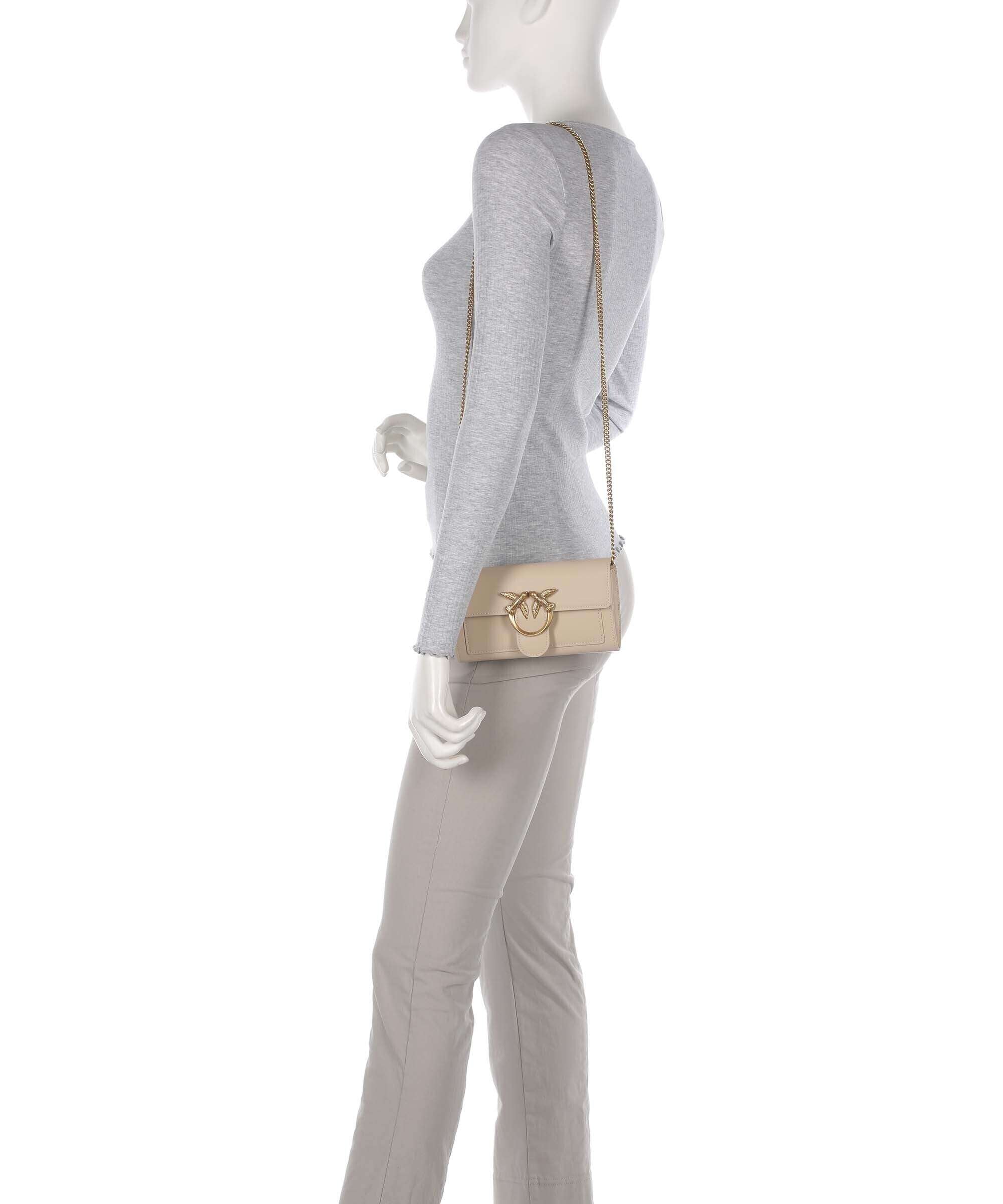 Pinko Love One Portemonnee beige/grigio fumo/antique gold - Image 3