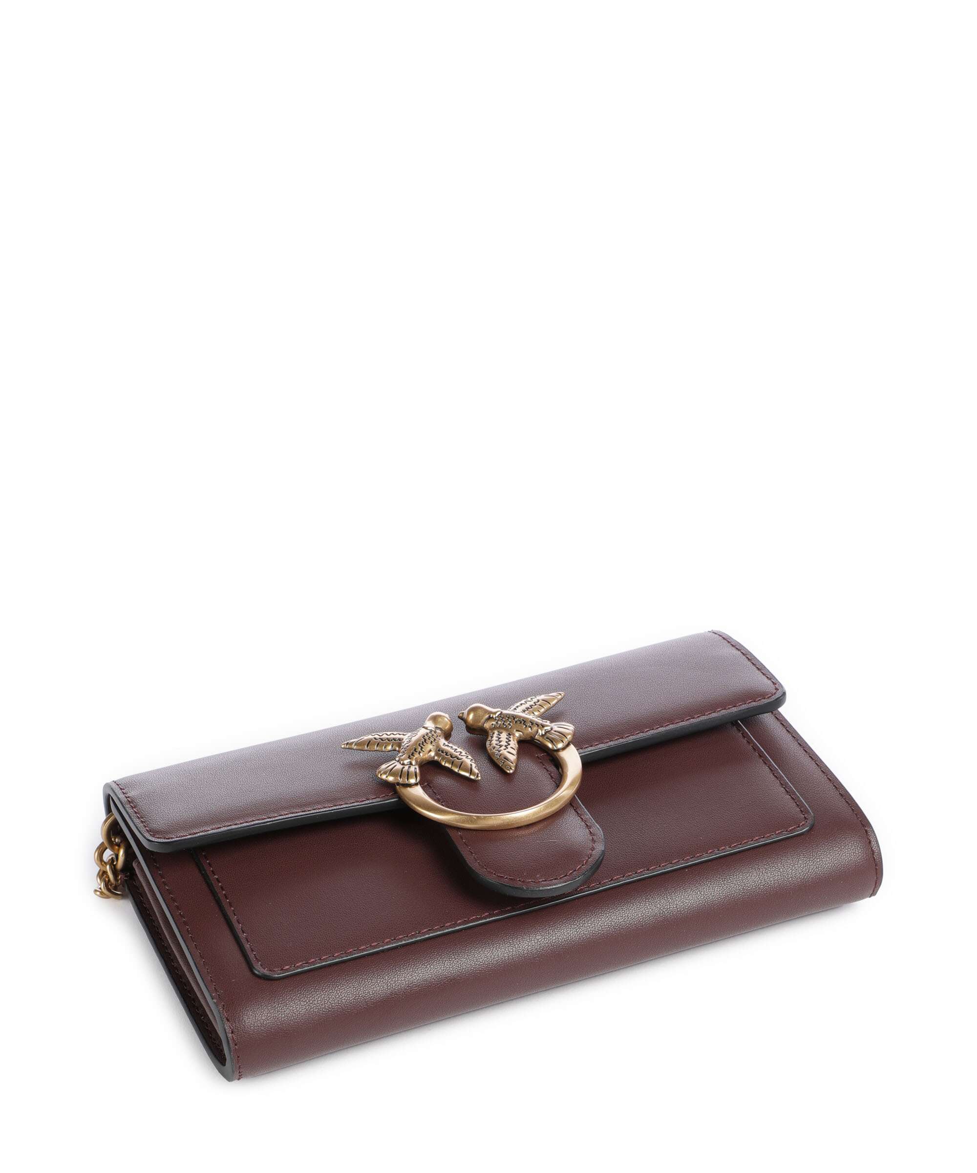Pinko Love One Portemonnee cioccolato amaro/antique gold - Image 5