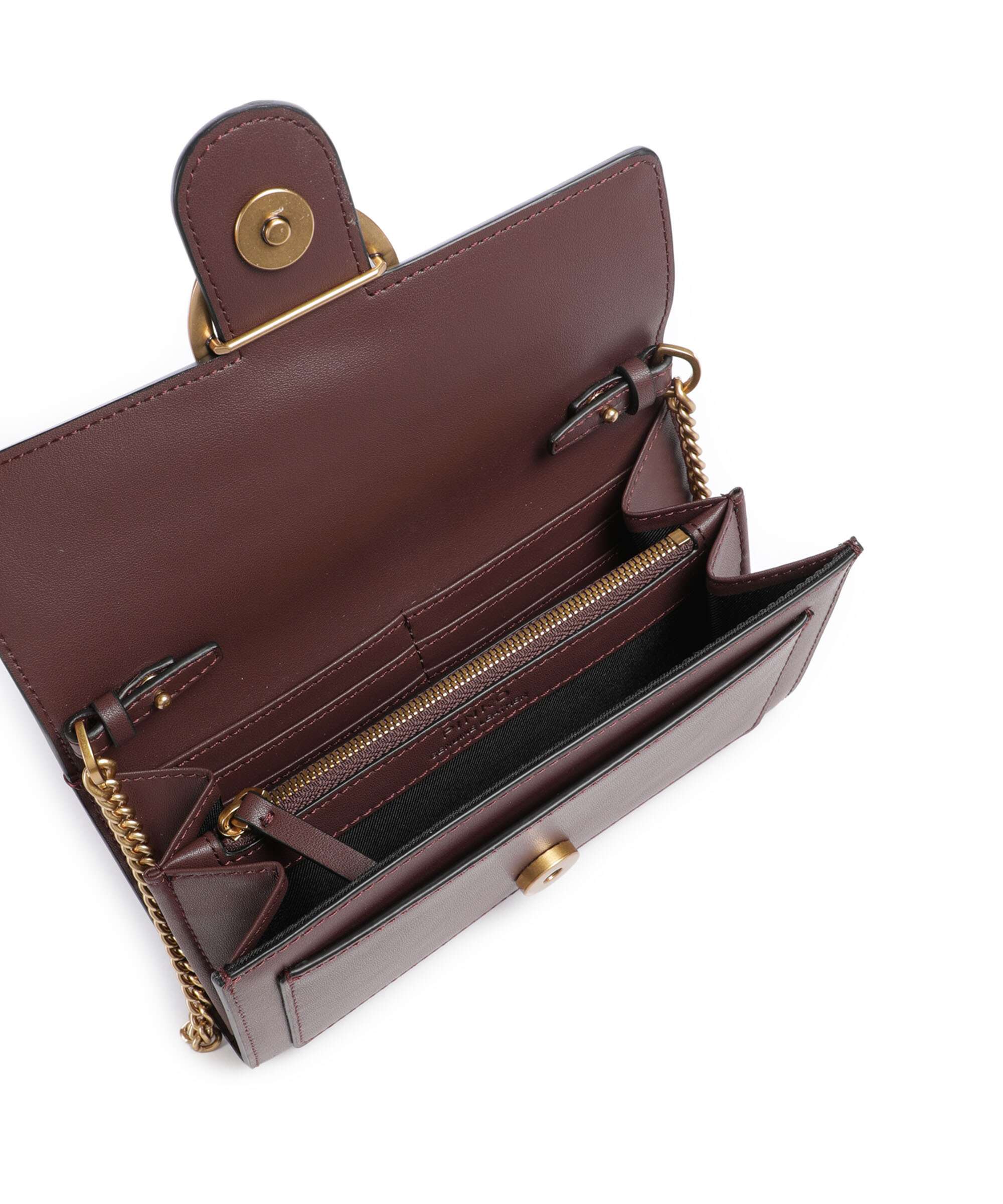 Pinko Love One Portemonnee cioccolato amaro/antique gold - Image 6