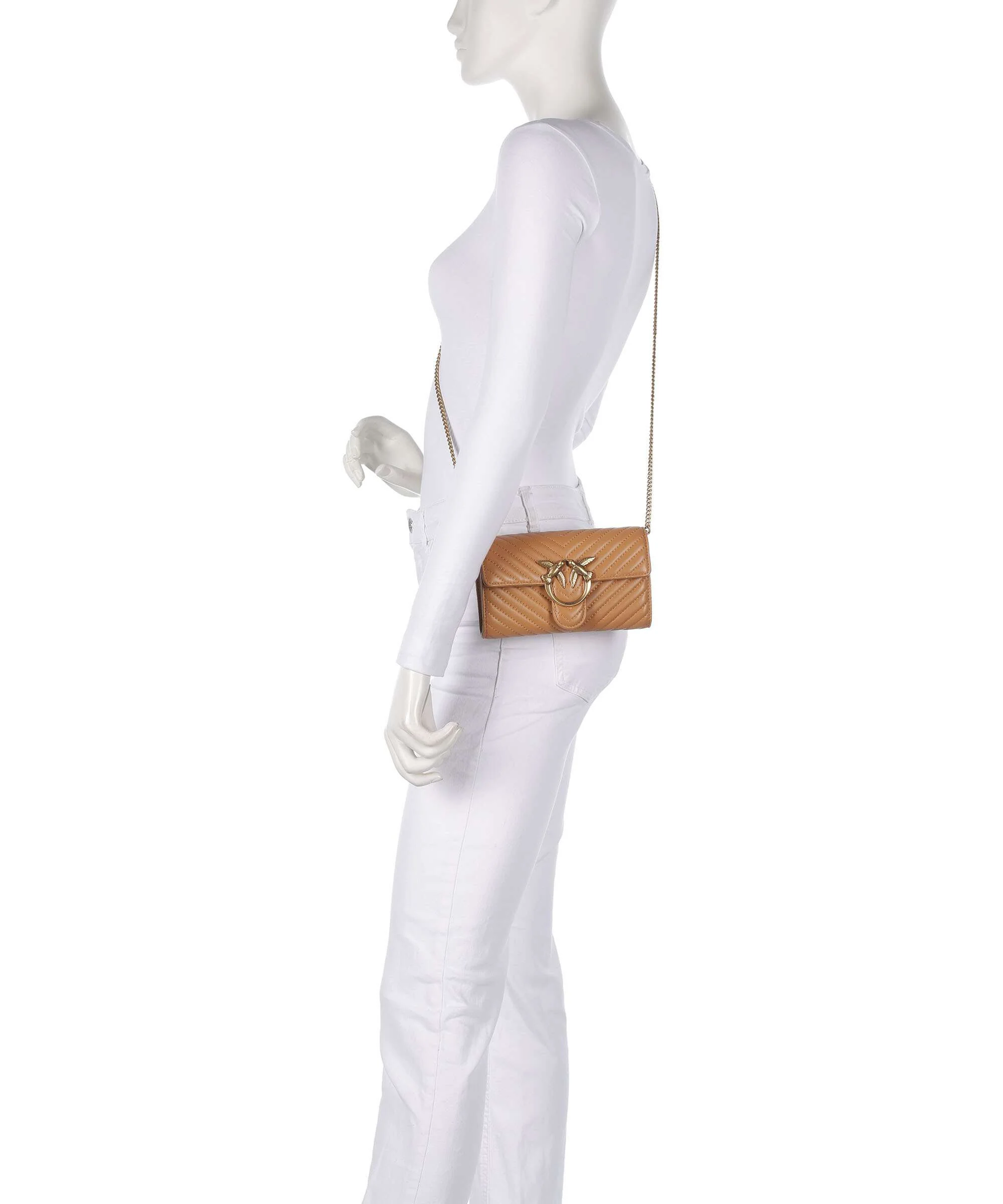 Pinko Love One Portemonnee torrone/antique gold - Image 3