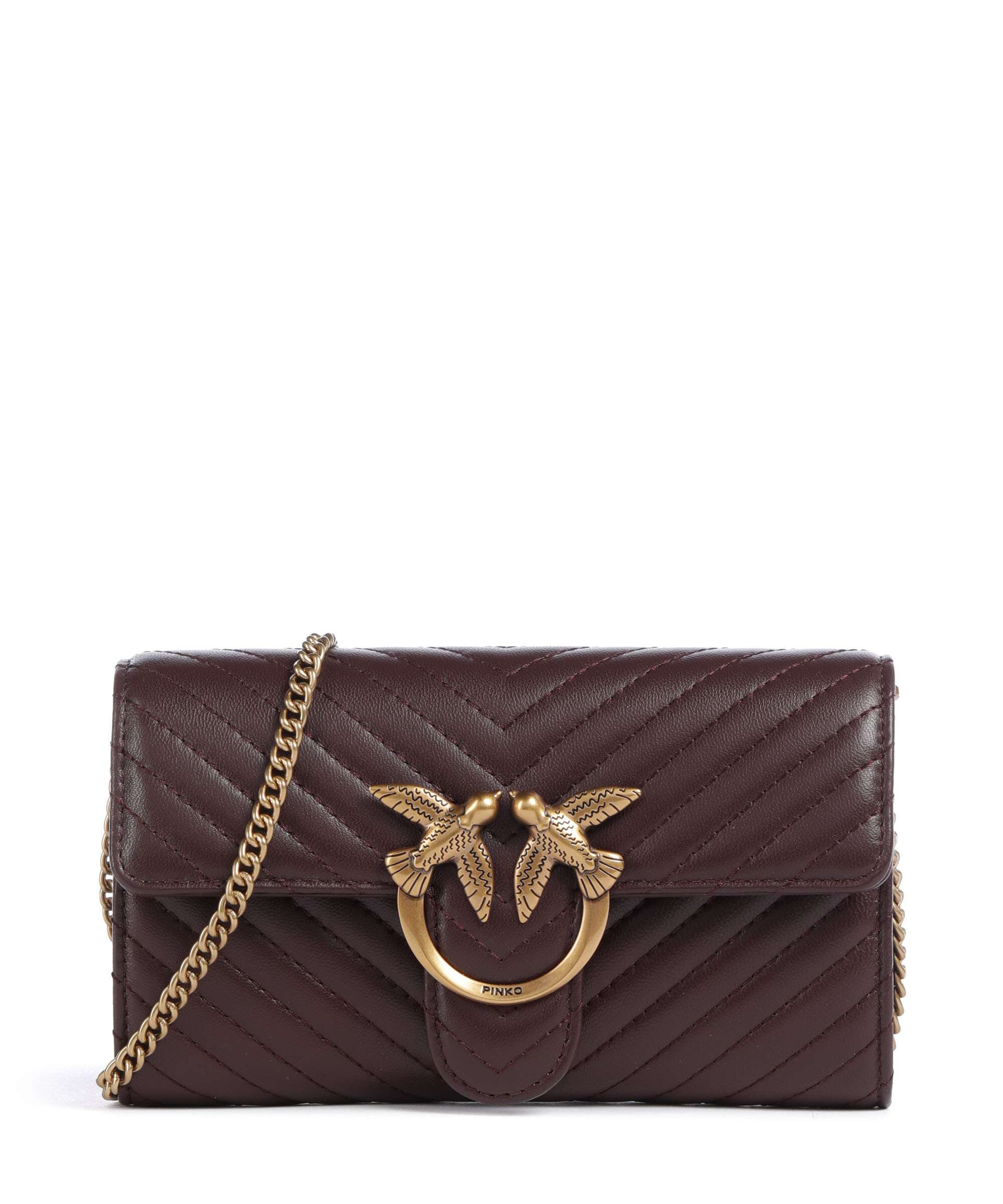 Pinko Love One Portemonnee uva di catawba/antique gold
