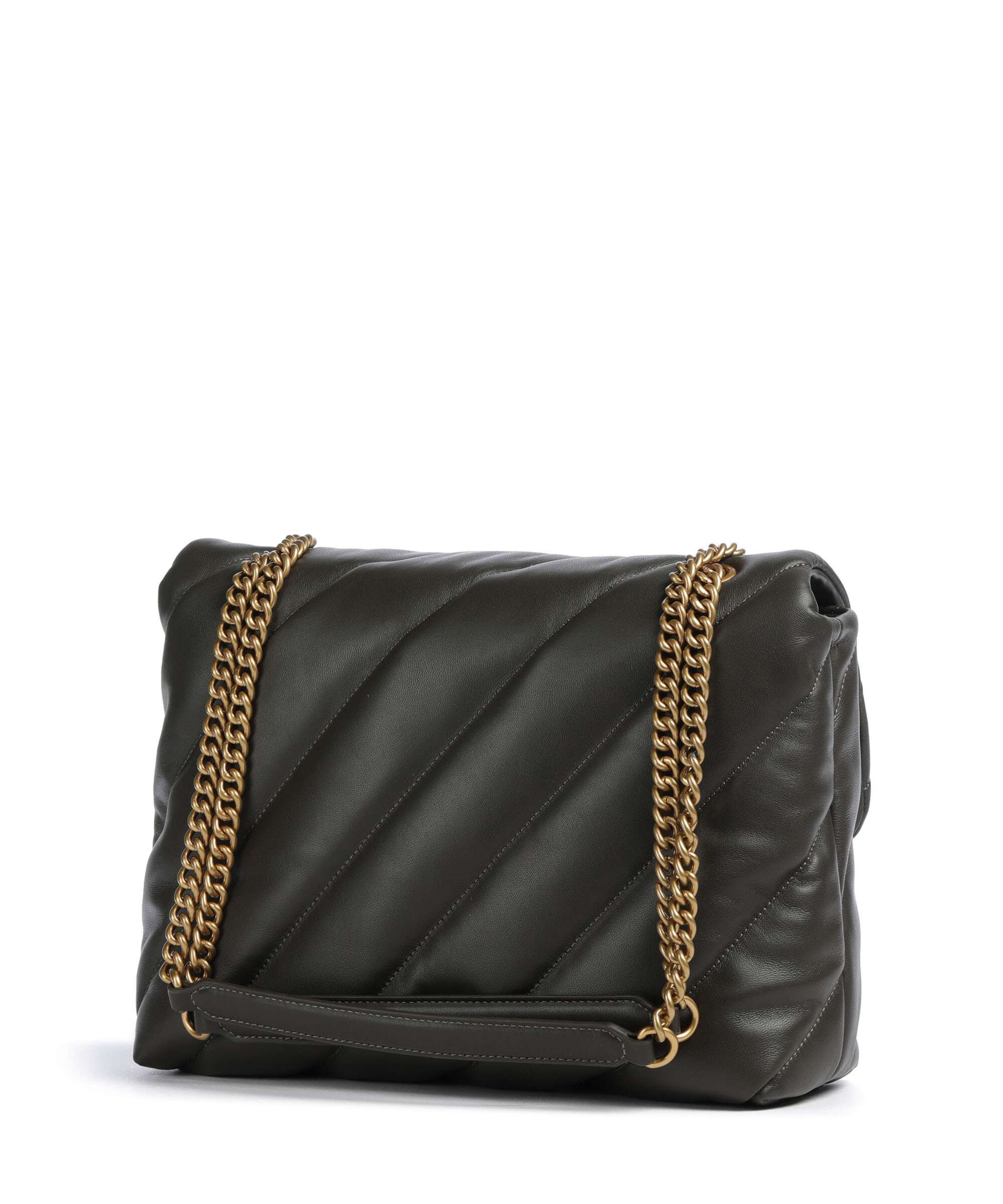 Pinko Love Puff Big Schoudertas verde fango/antique gold - Image 2