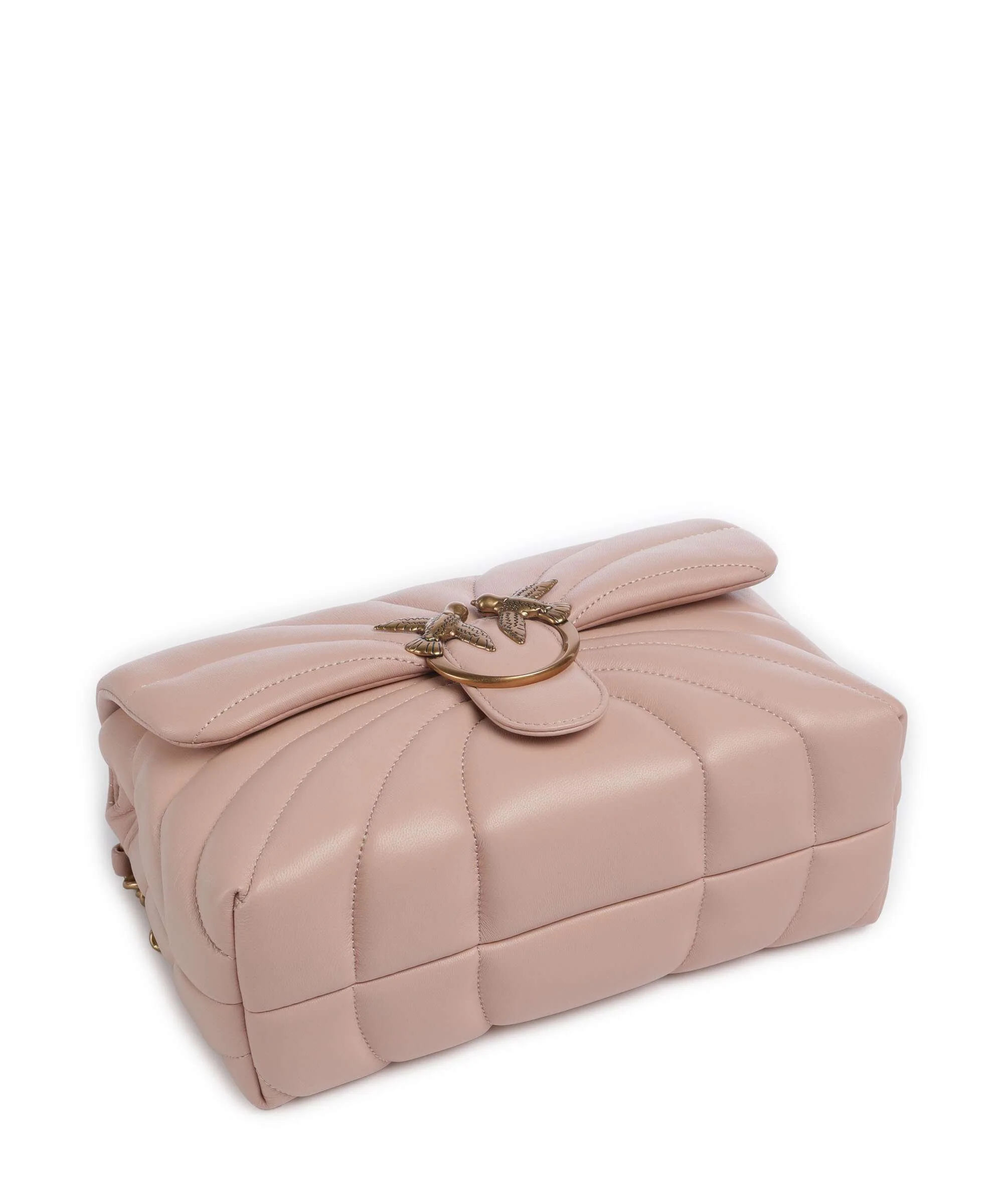Pinko Love Puff Classic Schoudertas cipria/antique gold - Image 6
