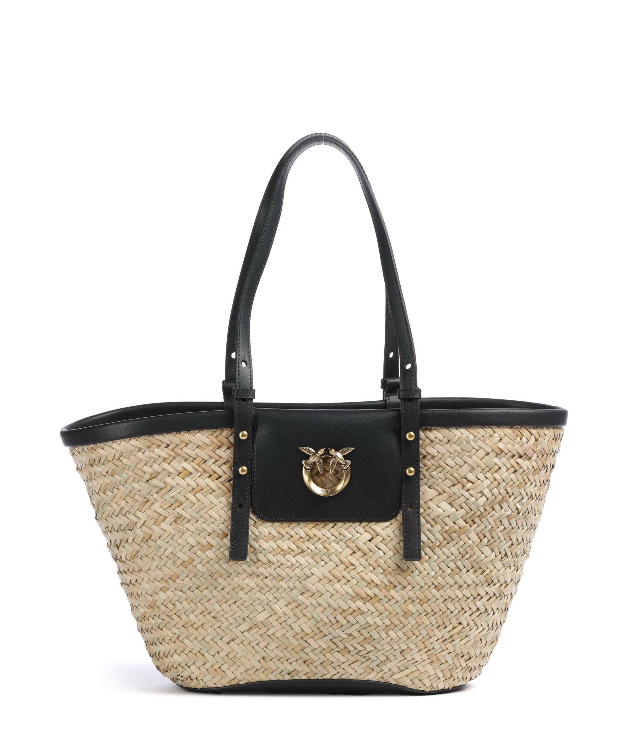 Pinko Love Summer Boodschappentas nero/antique gold
