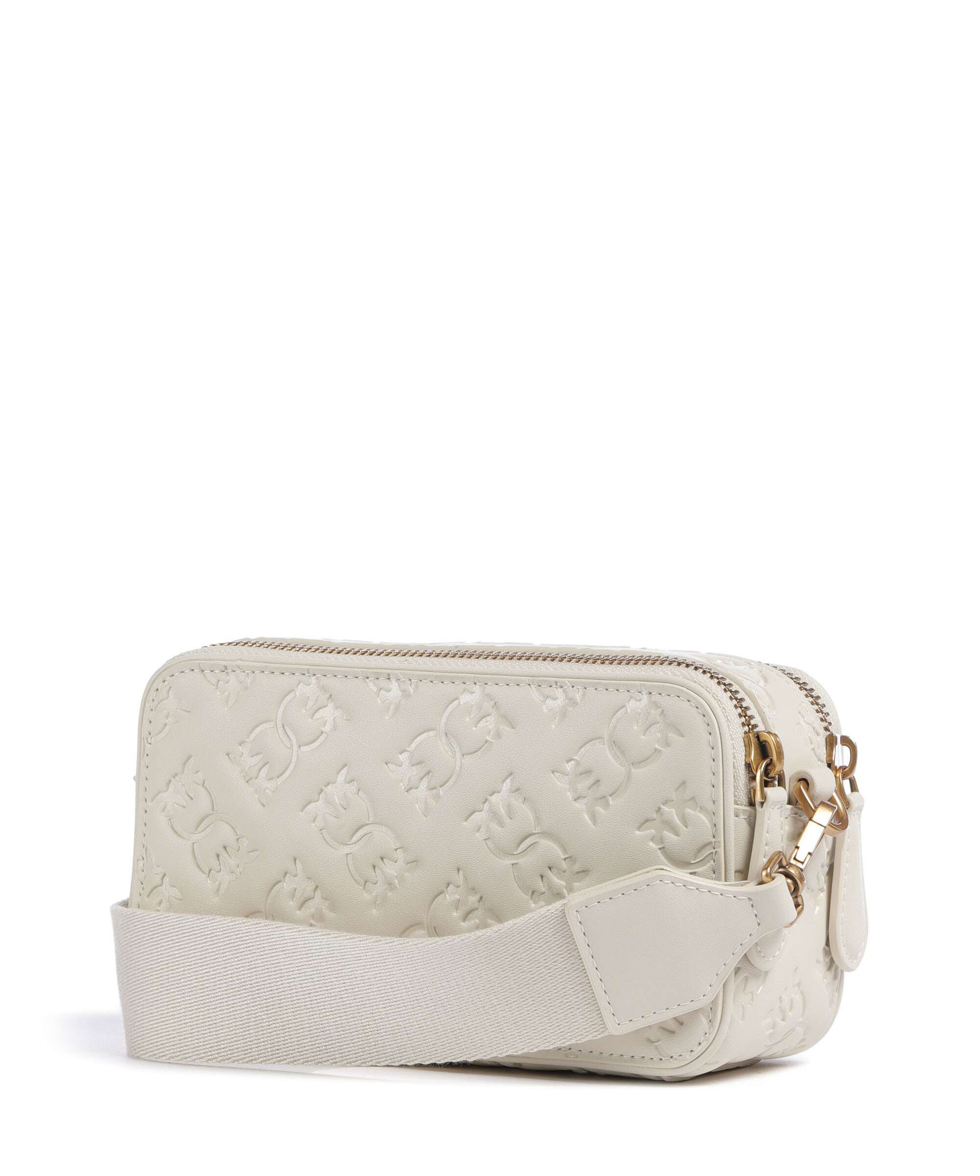 Pinko Mini Crossbody tas bianco seta/antique gold - Image 2