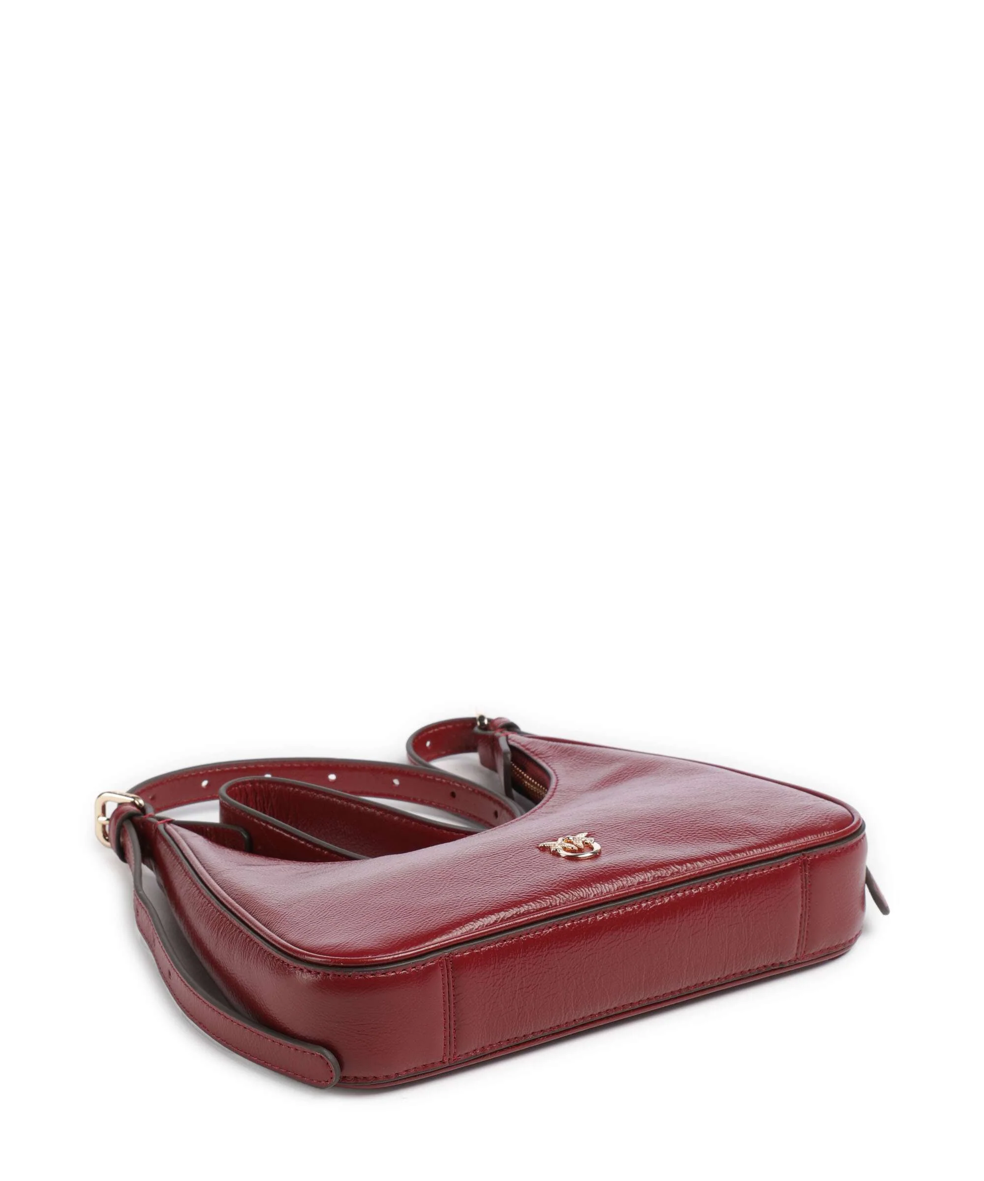 Pinko Miss Pinko Mini Schoudertas rosso scuro/gold mordore - Image 4