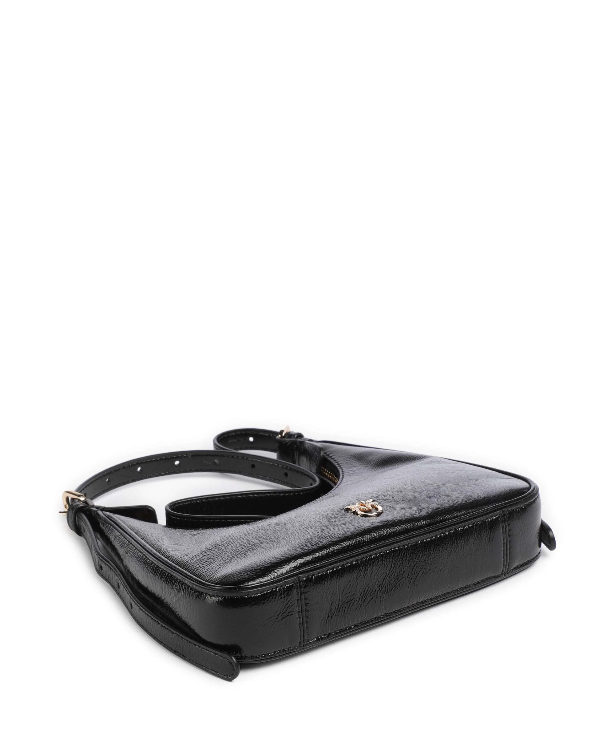 Pinko Miss Pinko Mini Schoudertas nero limousine/oro - Image 4